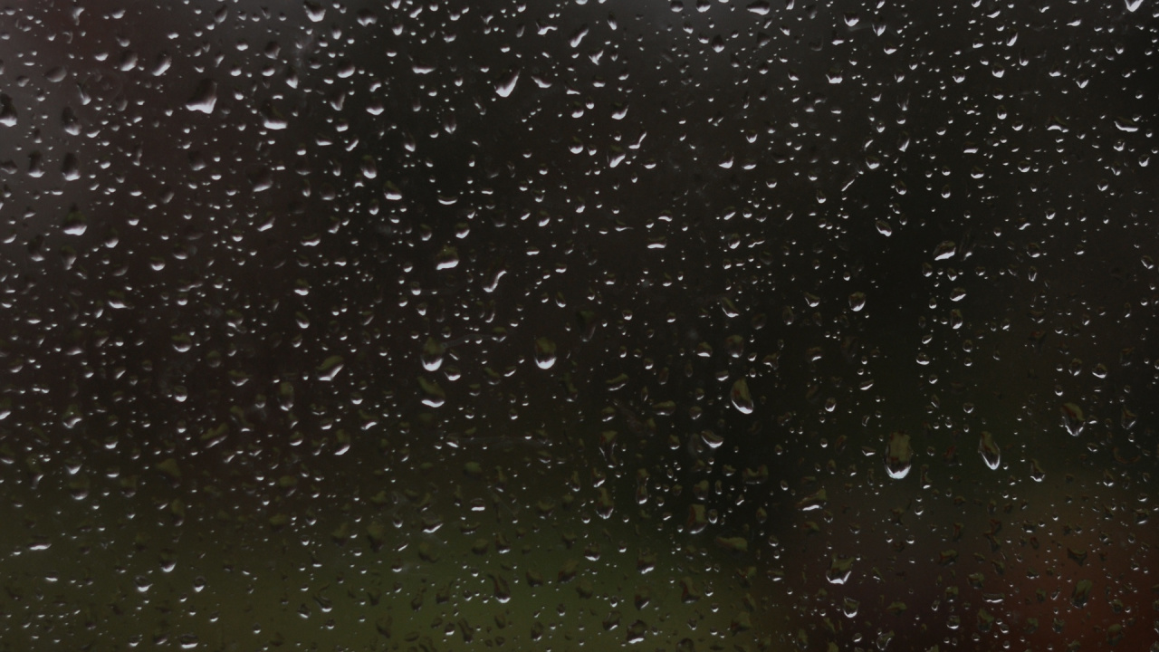 Gouttes D'eau Sur Panneau de Verre. Wallpaper in 1280x720 Resolution