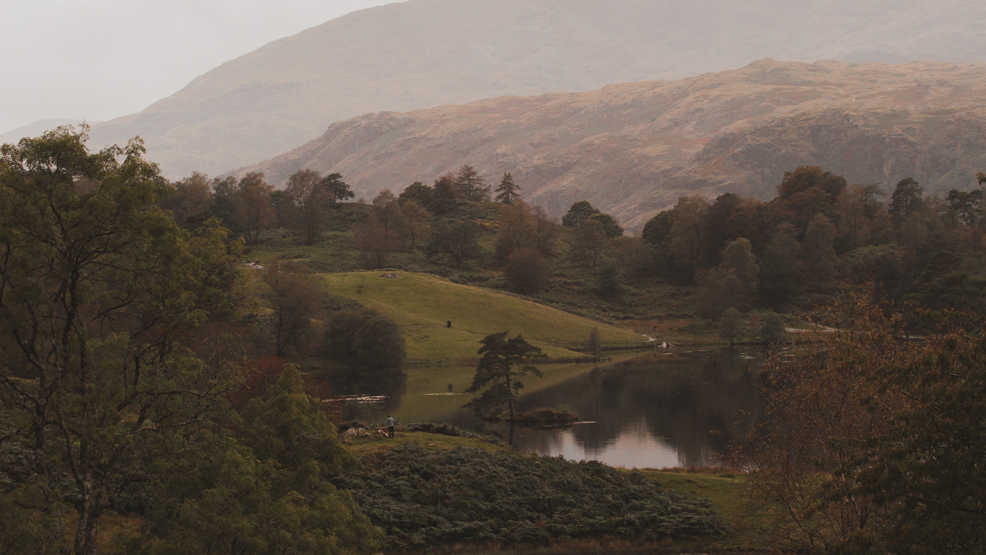 Naturaleza, Highland, Agua, Colina, Lago. Wallpaper in 1920x1080 Resolution