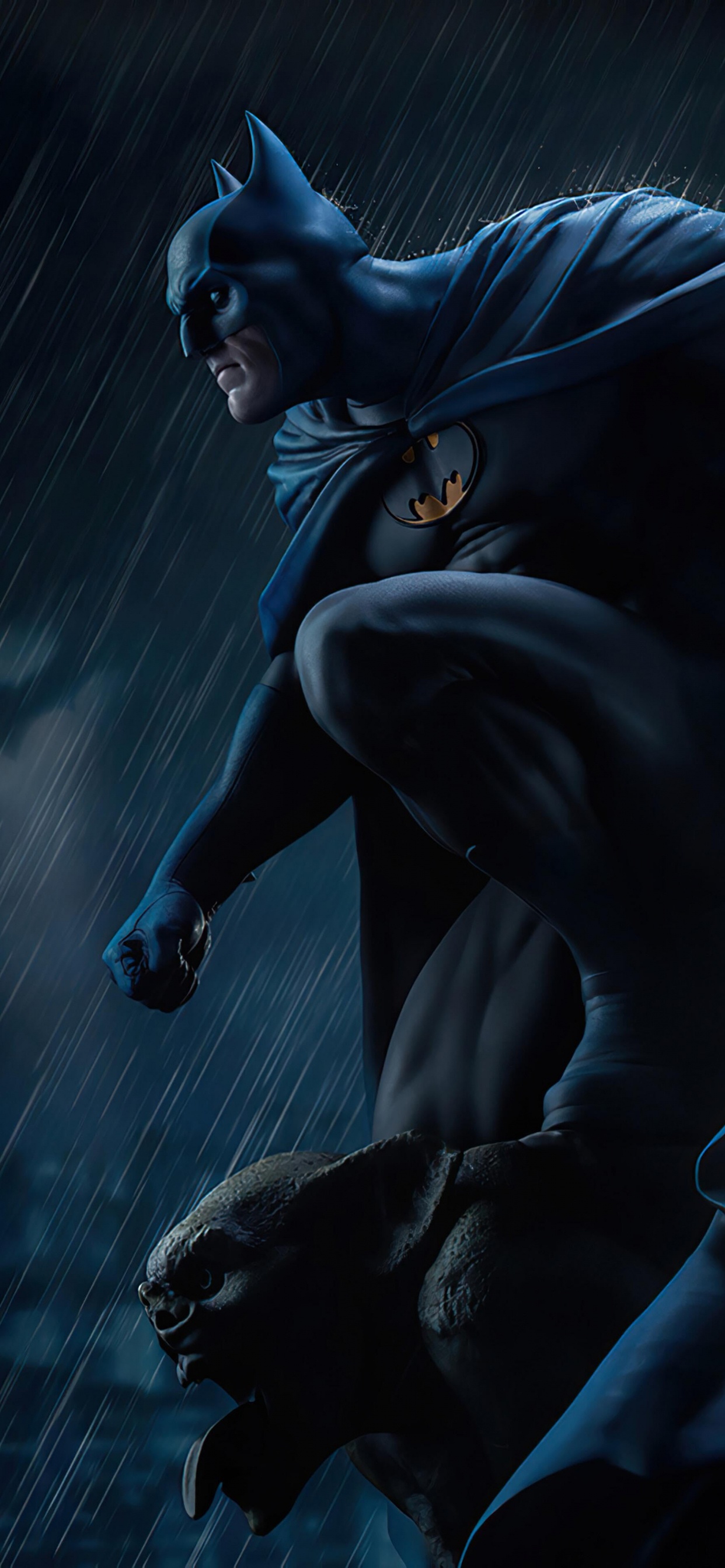 Batman, Superhéroe, dc Comics, Arte, DC Universe. Wallpaper in 1242x2688 Resolution
