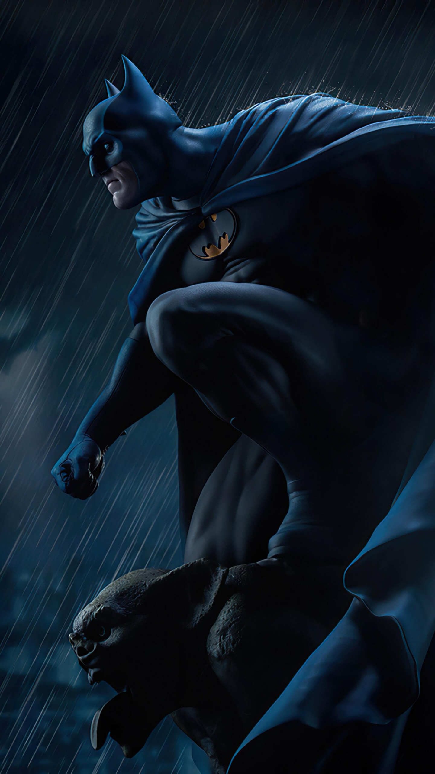 Batman, Superhéroe, dc Comics, Arte, DC Universe. Wallpaper in 1440x2560 Resolution