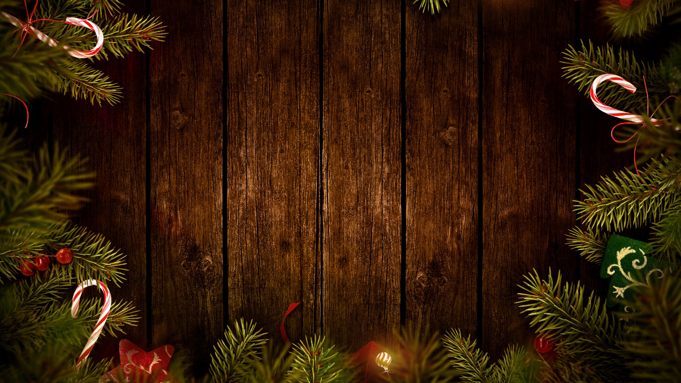 Christmas Day, New Year, Tree, Fir, Christmas. Wallpaper in 1366x768 Resolution