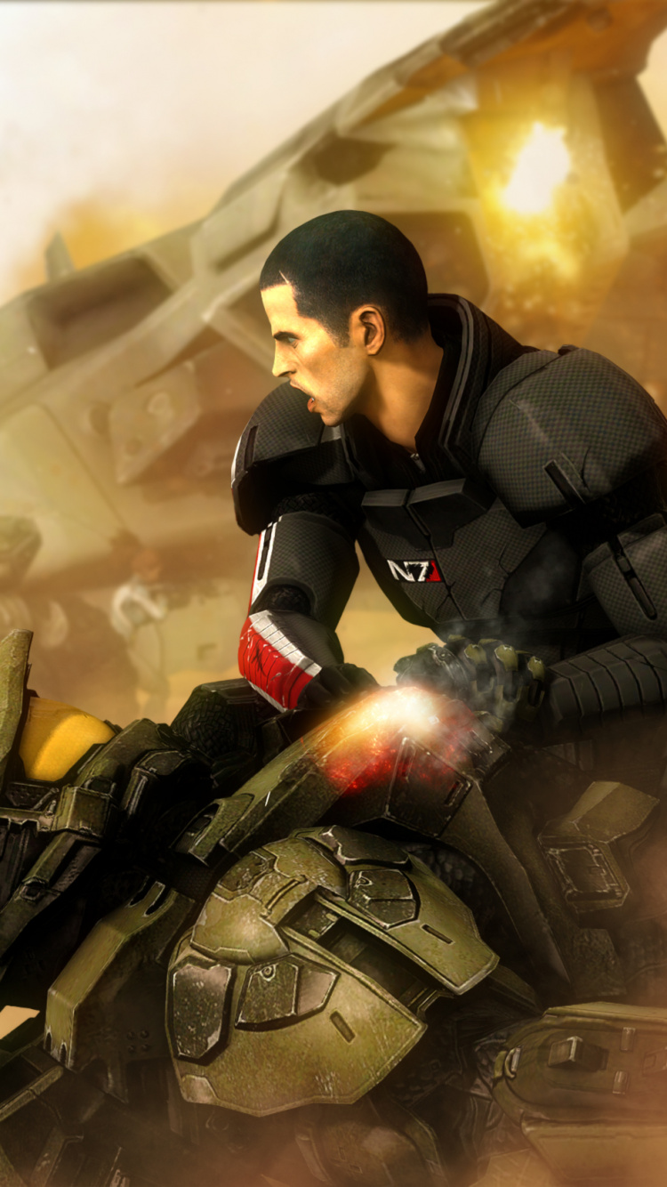 Efecto de Masa, Jefe Maestro, el Comandante Shepard, Juego de Pc, Videojuego de Estrategia. Wallpaper in 750x1334 Resolution