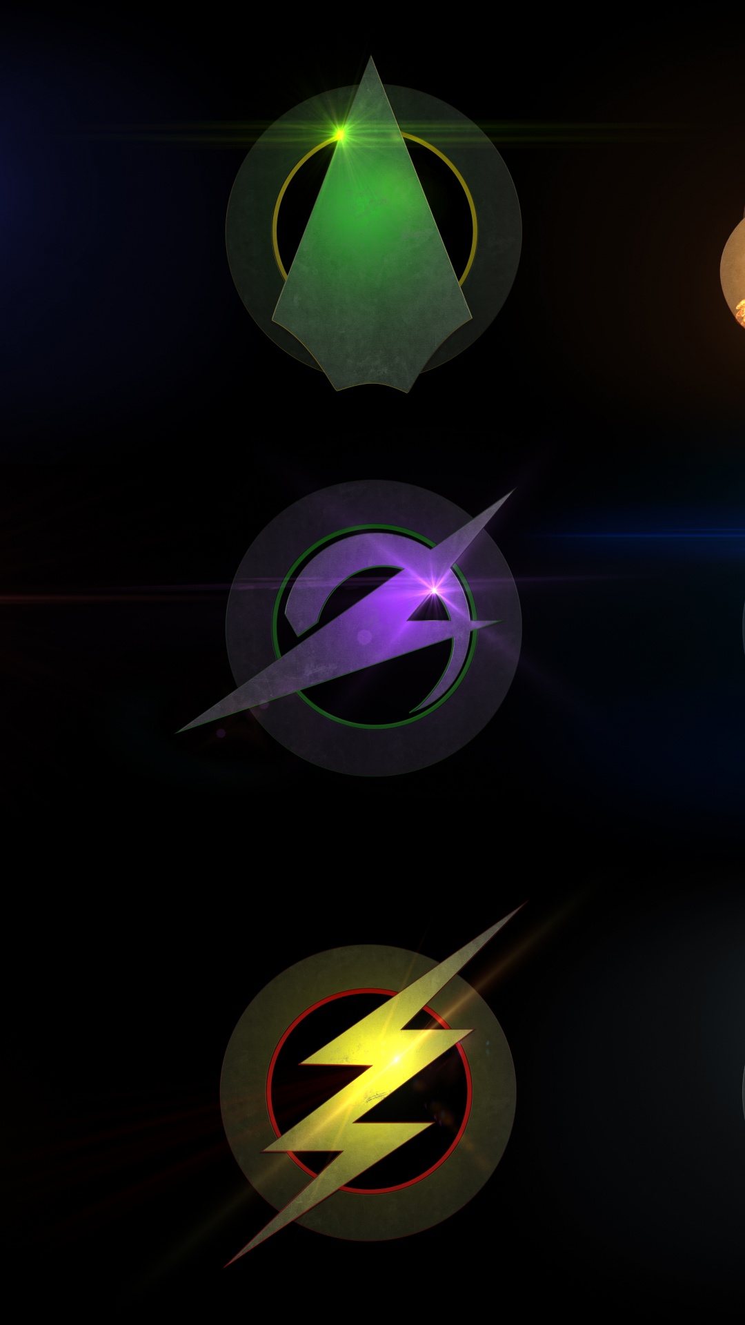 Purple Orange and Yellow Light. Wallpaper in 1080x1920 Resolution