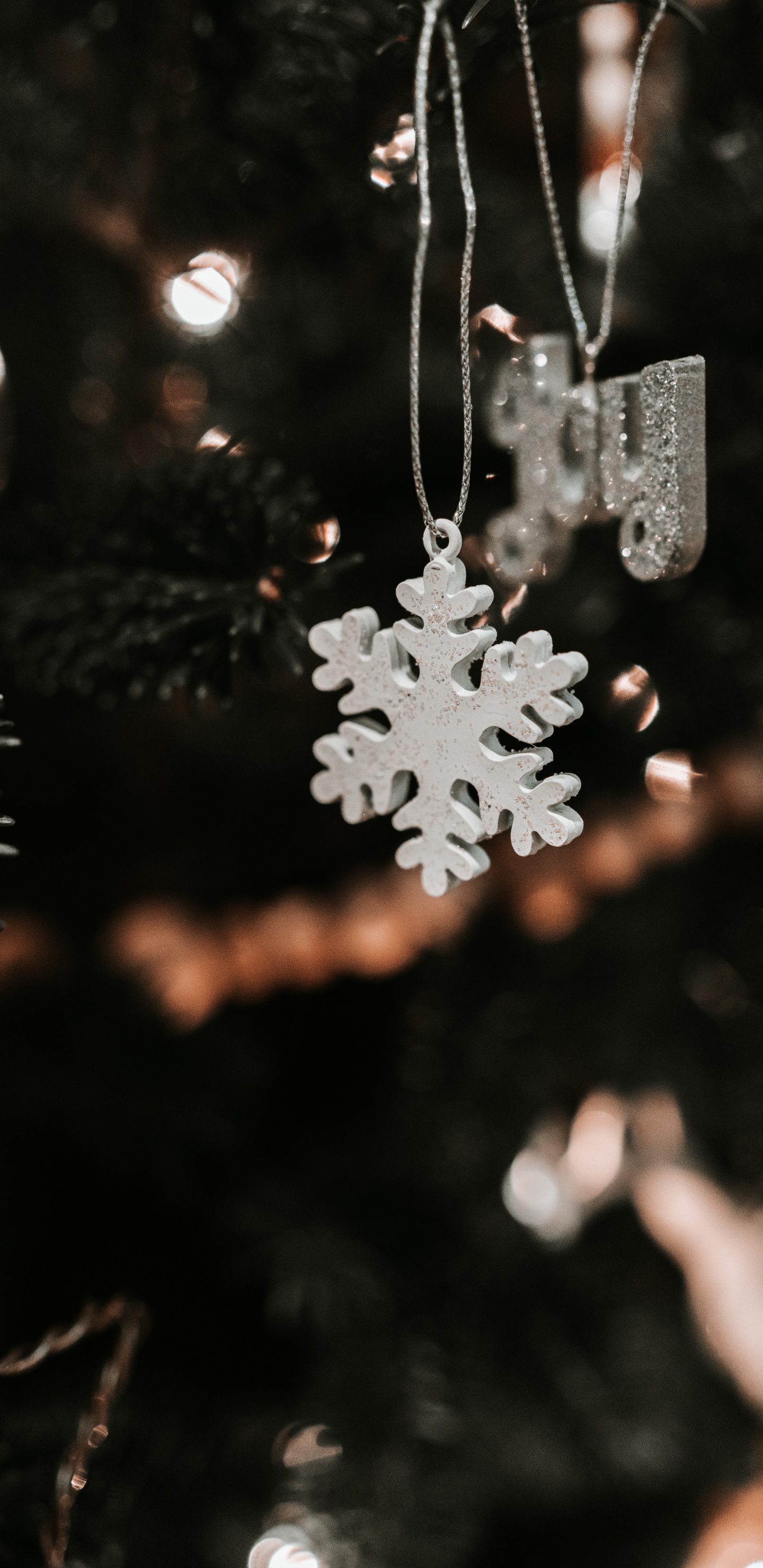 Snow, Leaf, Christmas, Sky, Factory. Wallpaper in 1440x2960 Resolution