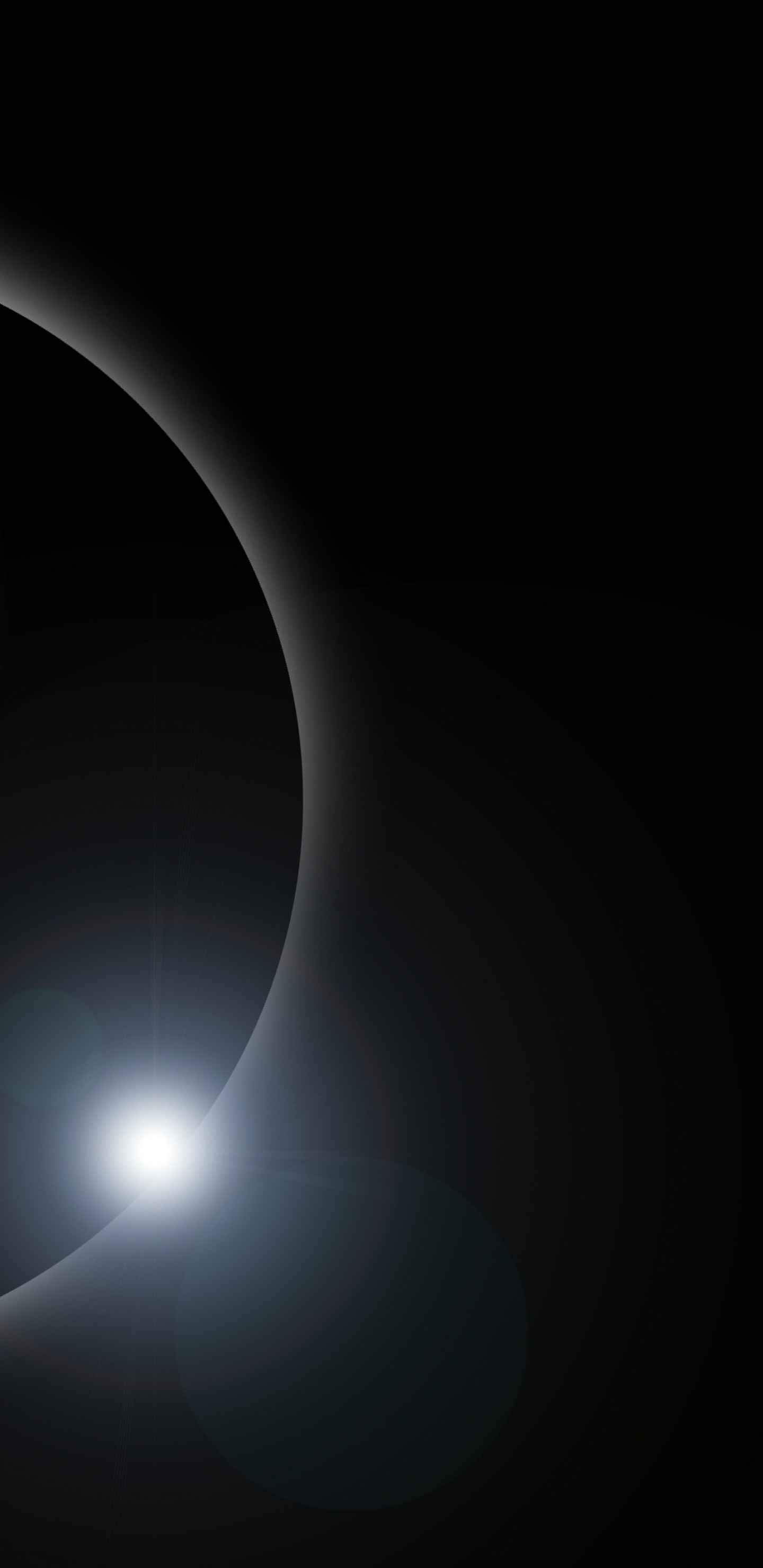 Schwarz-Weiß-Planetenillustration. Wallpaper in 1440x2960 Resolution