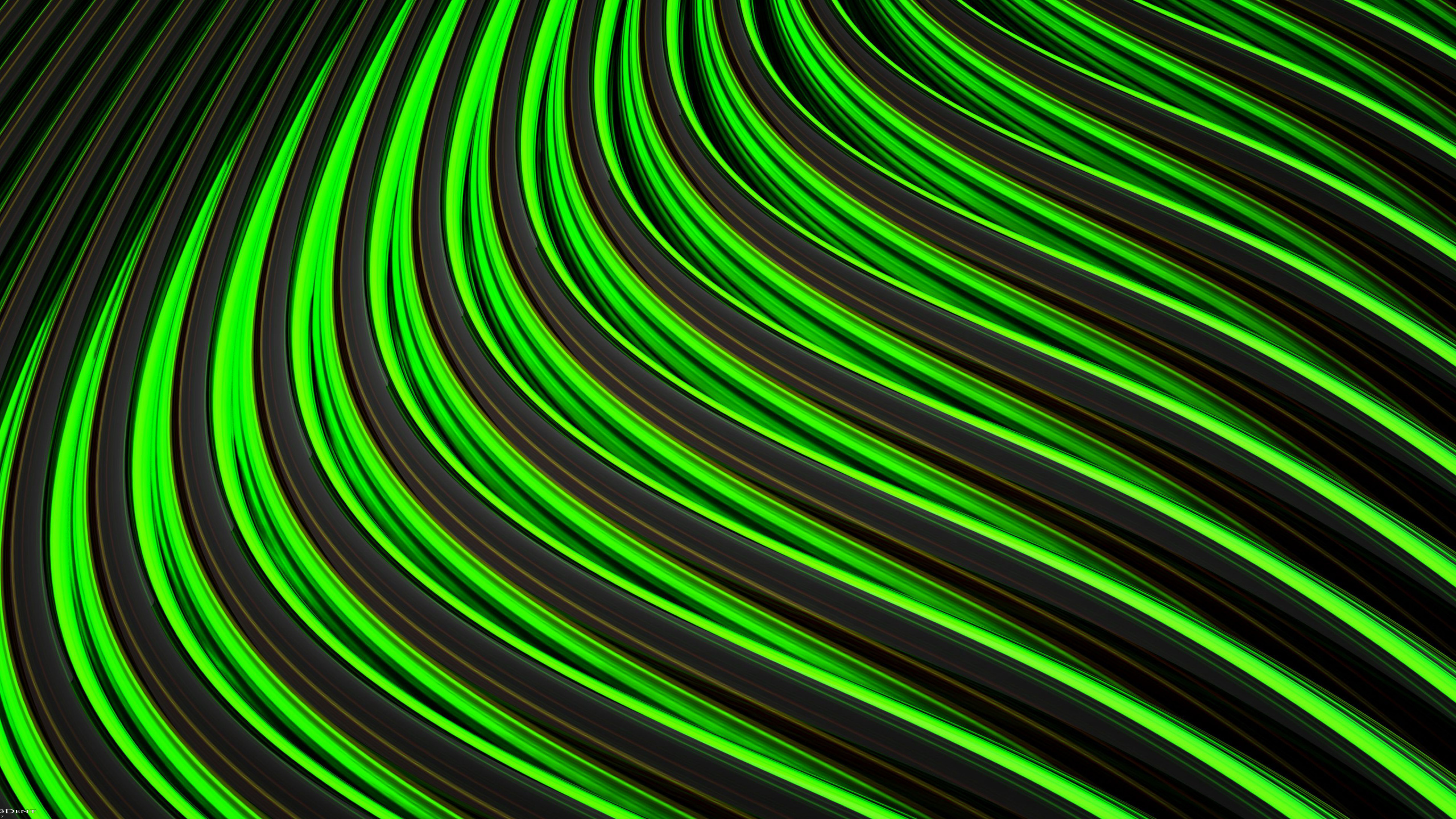 Green and Black Striped Textile. Wallpaper in 2560x1440 Resolution