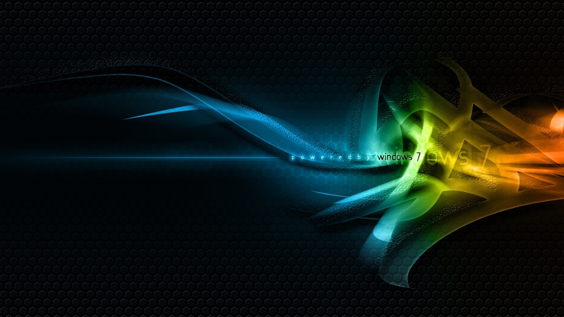 Blue and Green Abstract Painting. Wallpaper in 1920x1080 Resolution