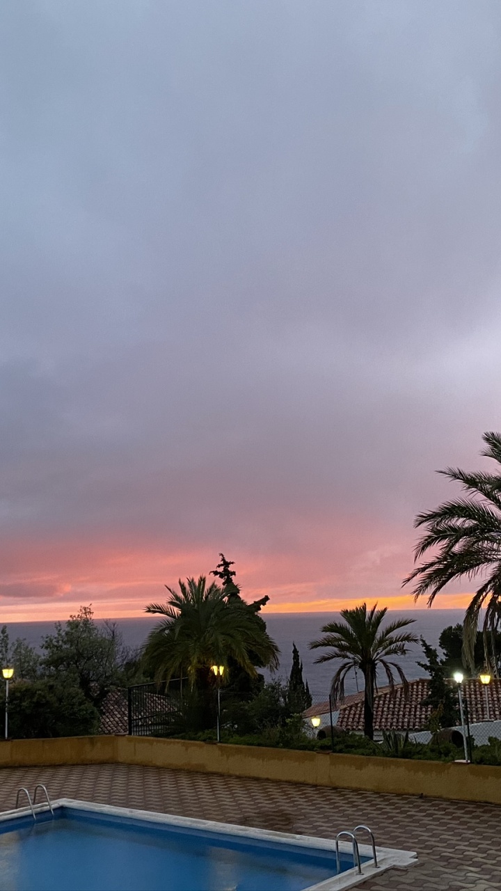 Eau, Palmier, Immobilier, Resort, Soir. Wallpaper in 720x1280 Resolution