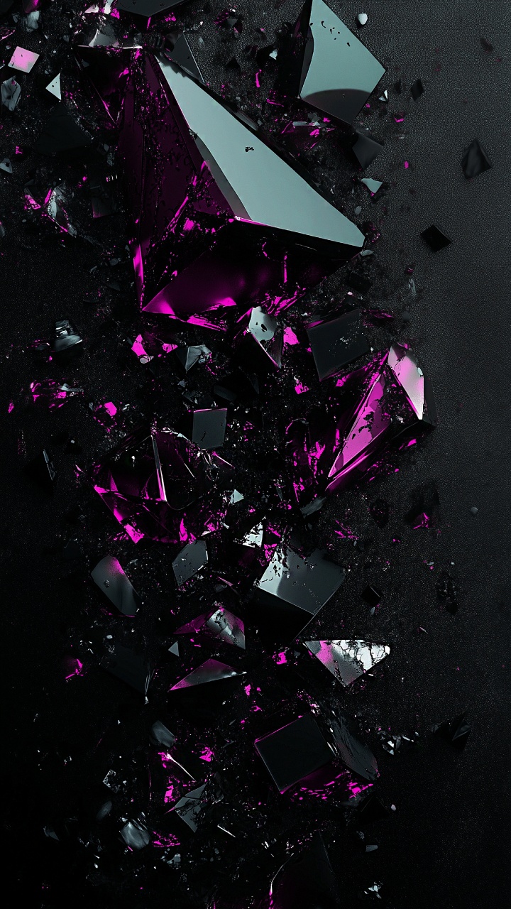 Illustration, Pink, Silver, Natural Material, Graphics. Wallpaper in 720x1280 Resolution