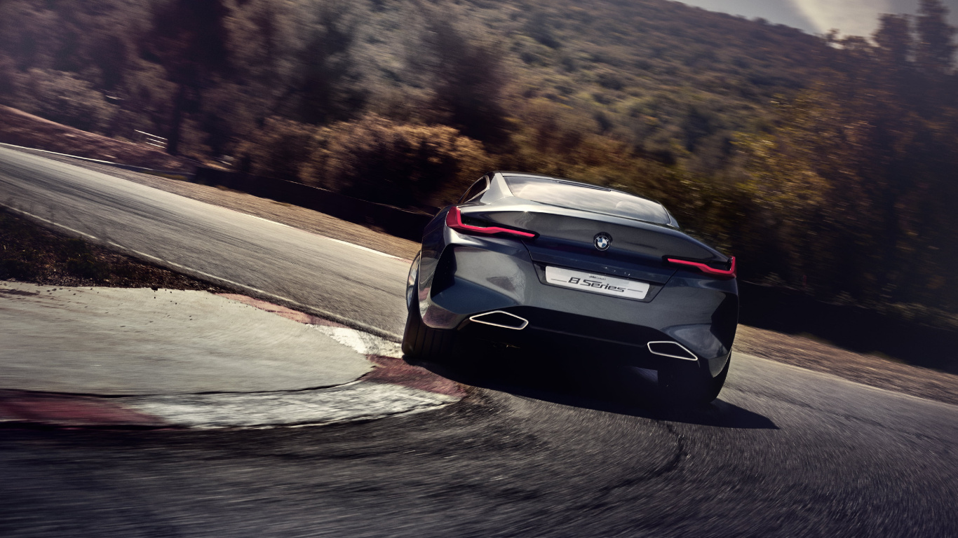 Black and White Car on Road During Daytime. Wallpaper in 1366x768 Resolution