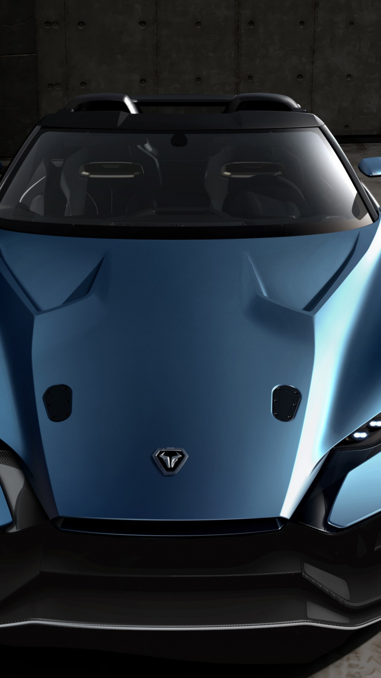 Italdesign Zerouno Front, Italdesign Zerouno, Italdesign Giugiaro, Italdesign, Car. Wallpaper in 750x1334 Resolution