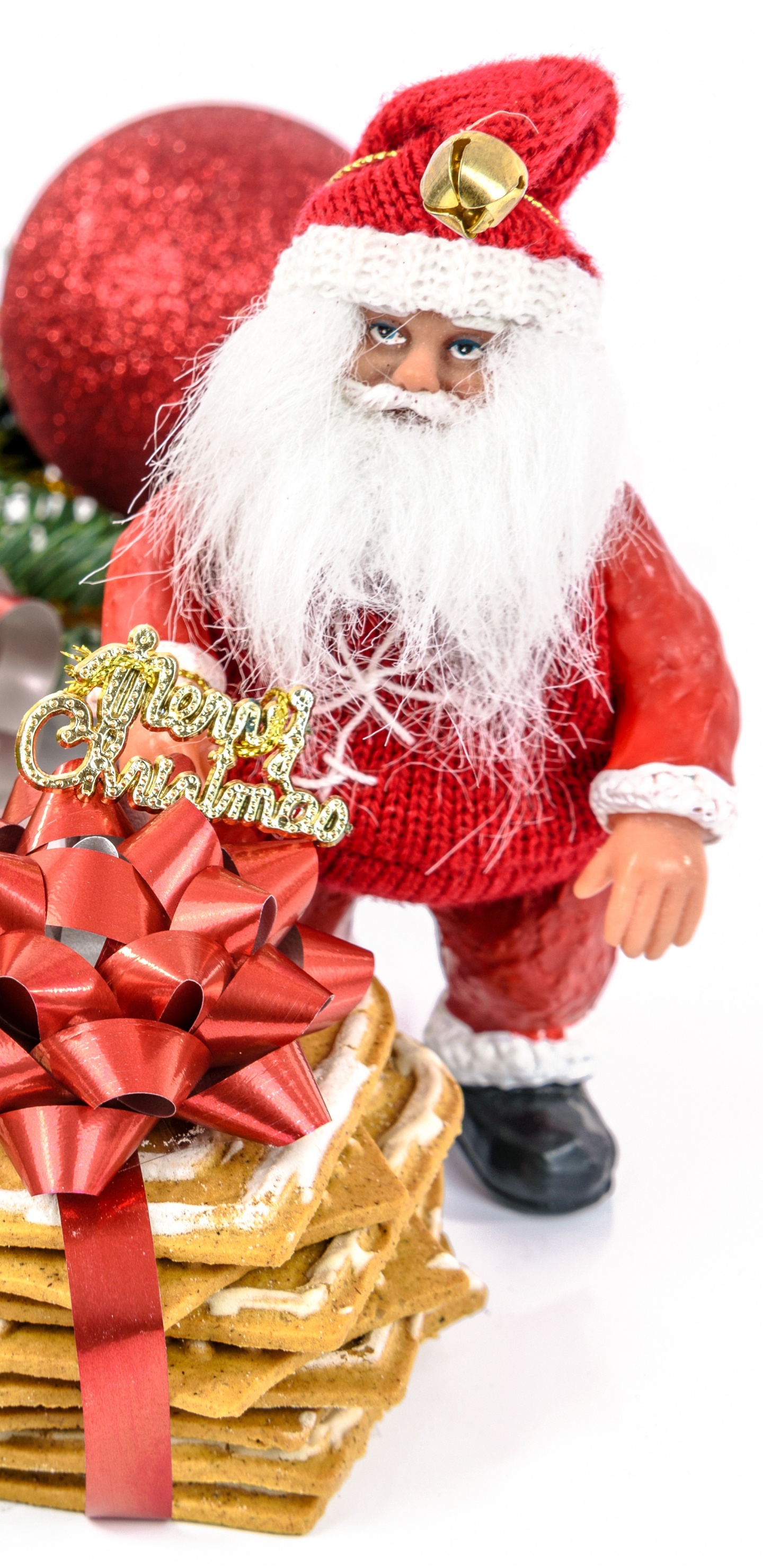 El Día De Navidad, Santa Claus, Decoración de la Navidad, Navidad, Adorno de Navidad. Wallpaper in 1440x2960 Resolution