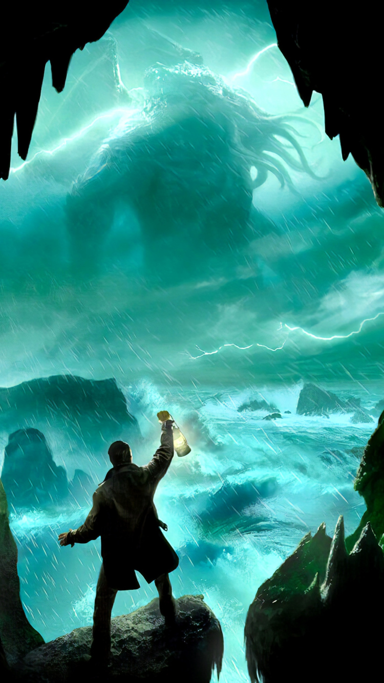 Cthulhu, Cueva, Glaciar de Terreno, la Cueva de Hielo, Cueva Del Mar. Wallpaper in 750x1334 Resolution