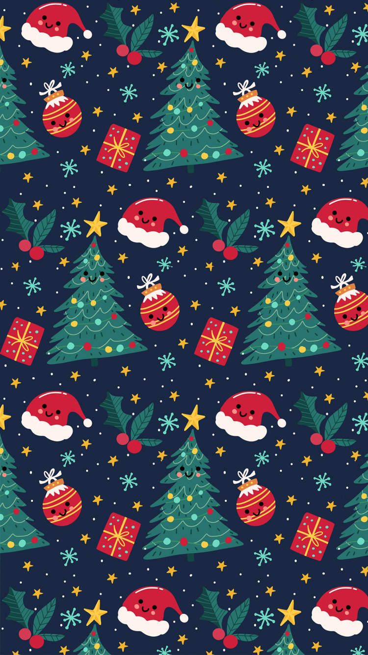 New Year, Christmas, Christmas Tree, Chroma Key, Holiday. Wallpaper in 750x1334 Resolution