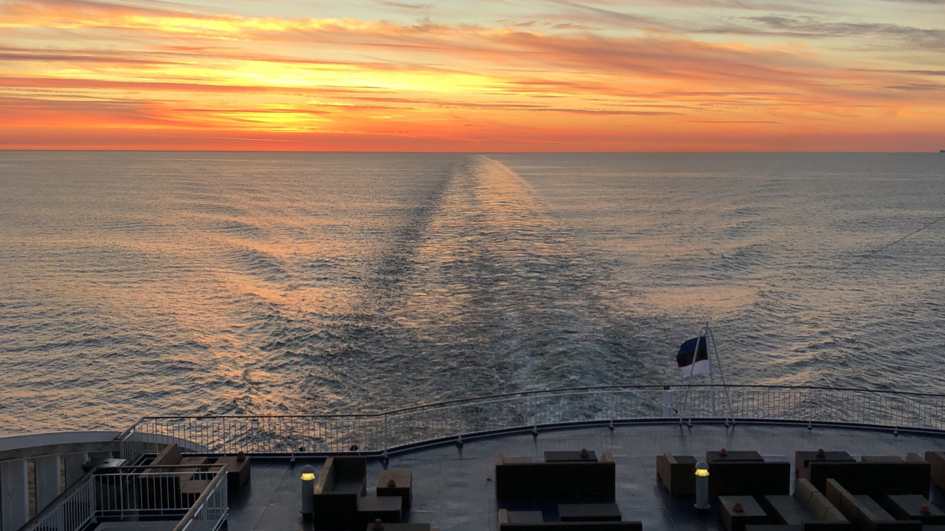 Meer, Fähre, Wasser, Fahrgastschiff, Gewässer. Wallpaper in 1366x768 Resolution