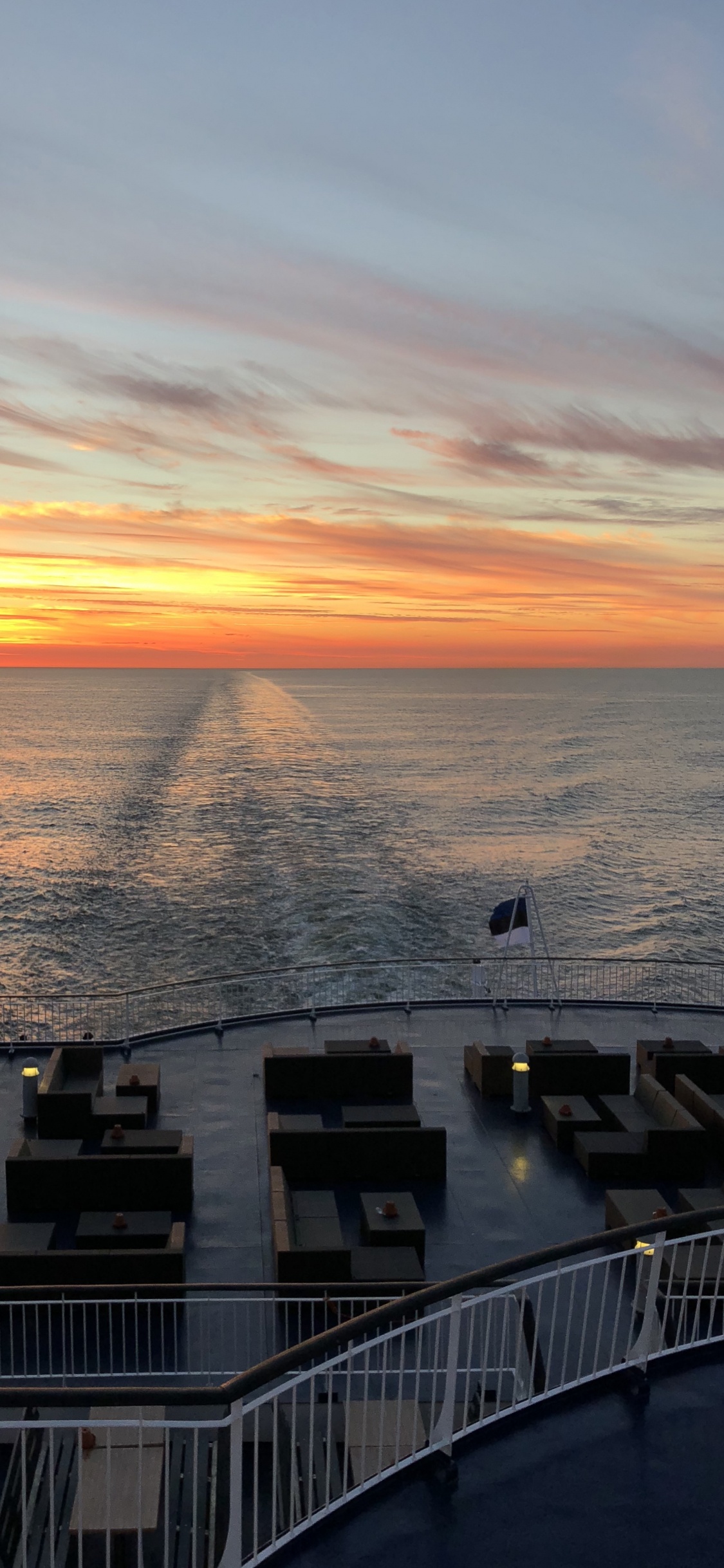 Sea, Ferry, Water, Passenger Ship, Body of Water. Wallpaper in 1125x2436 Resolution