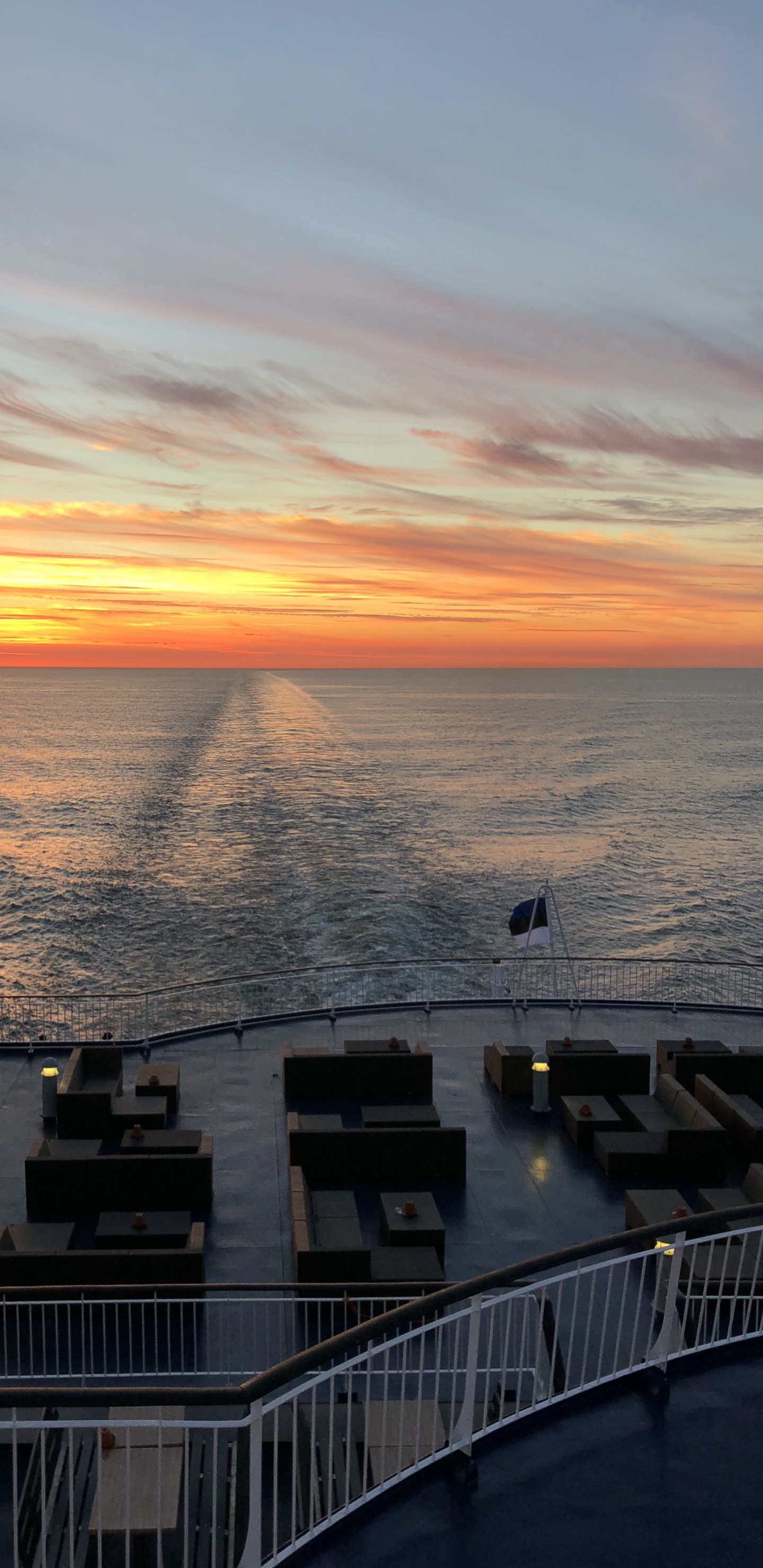 Sea, Ferry, Water, Passenger Ship, Body of Water. Wallpaper in 1440x2960 Resolution