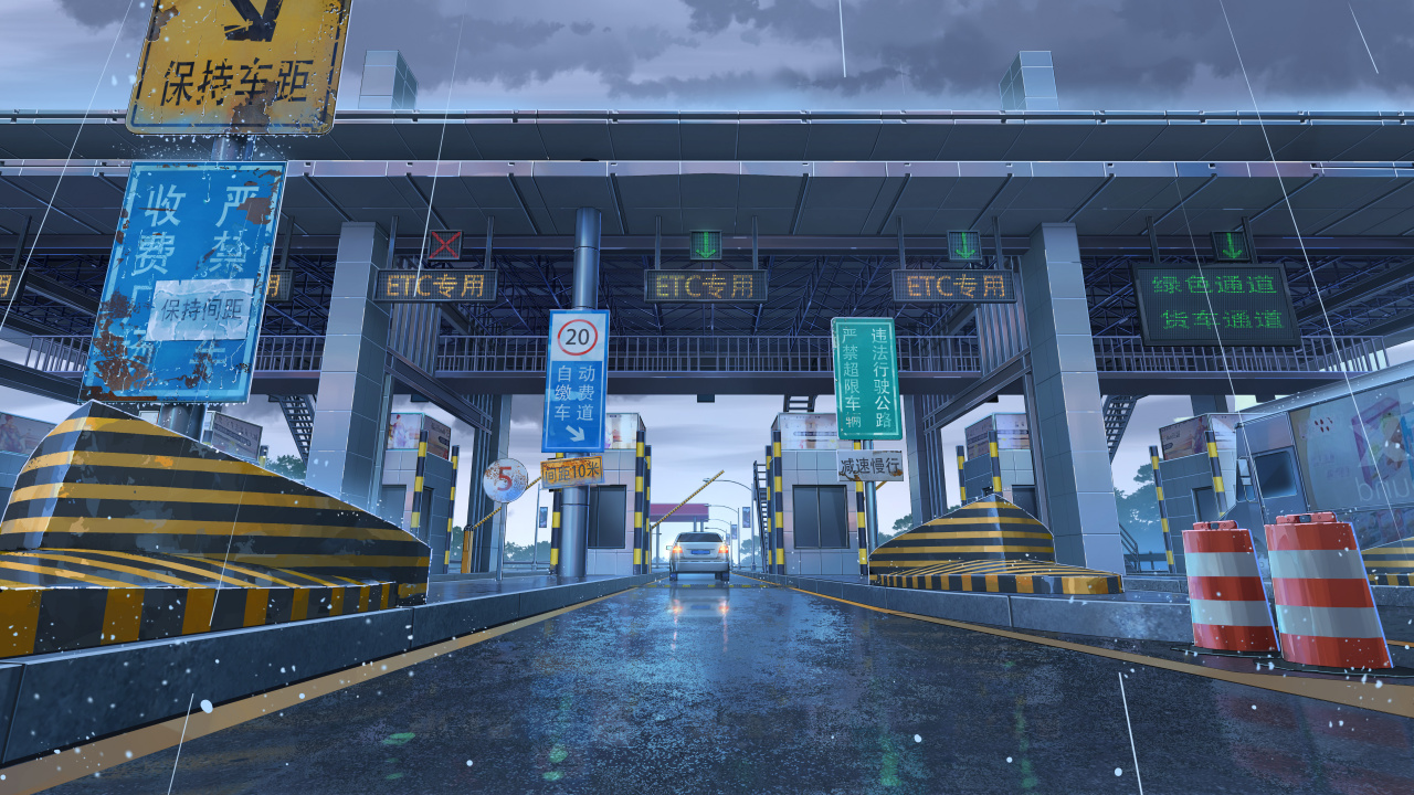 Icono, Asfalto, la Superficie de la Carretera, Puente, Edificio. Wallpaper in 1280x720 Resolution