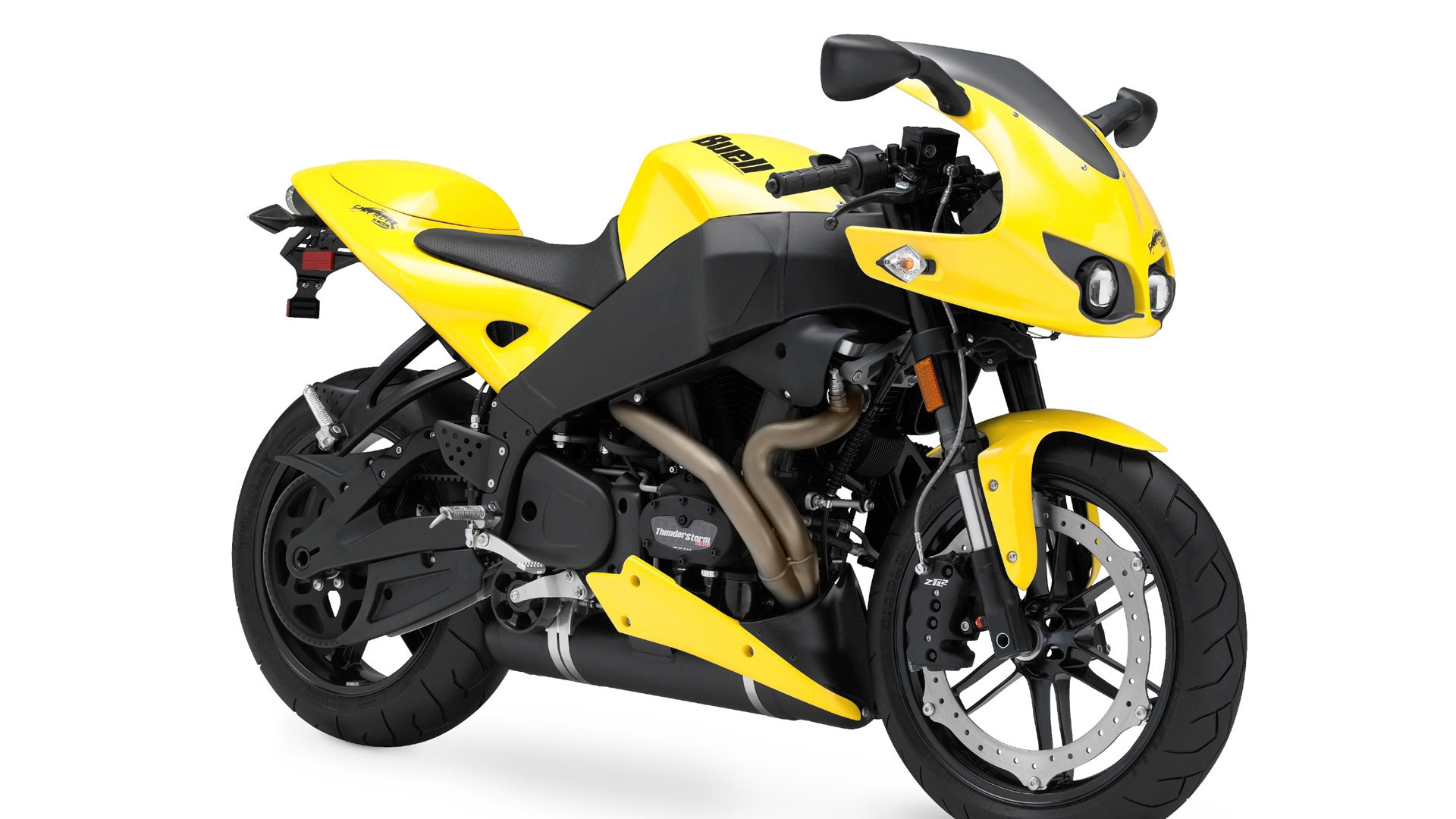 Yellow and Black Sports Bike. Wallpaper in 1920x1080 Resolution