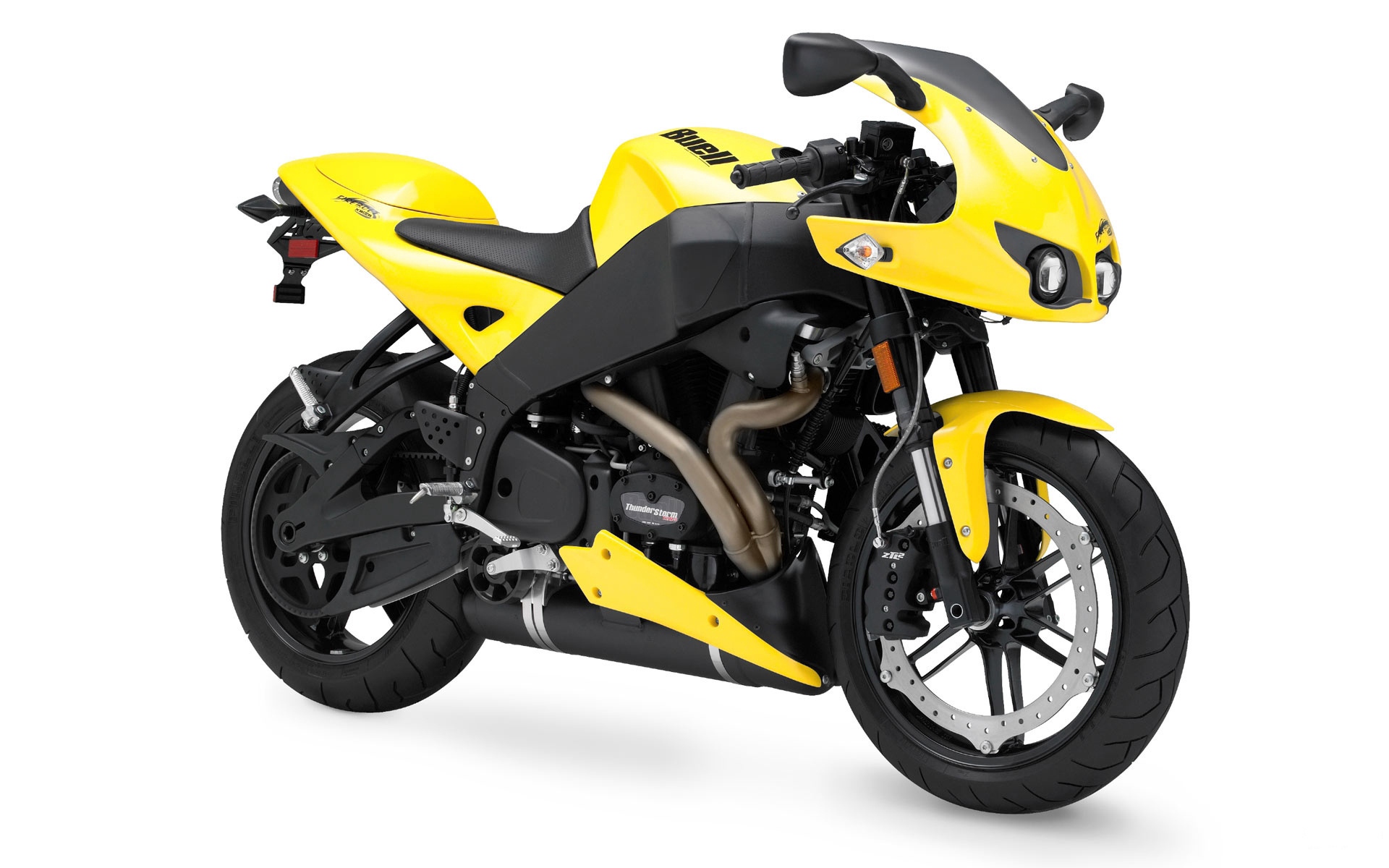 Wallpaper Yellow and Black Sports Bike, Background