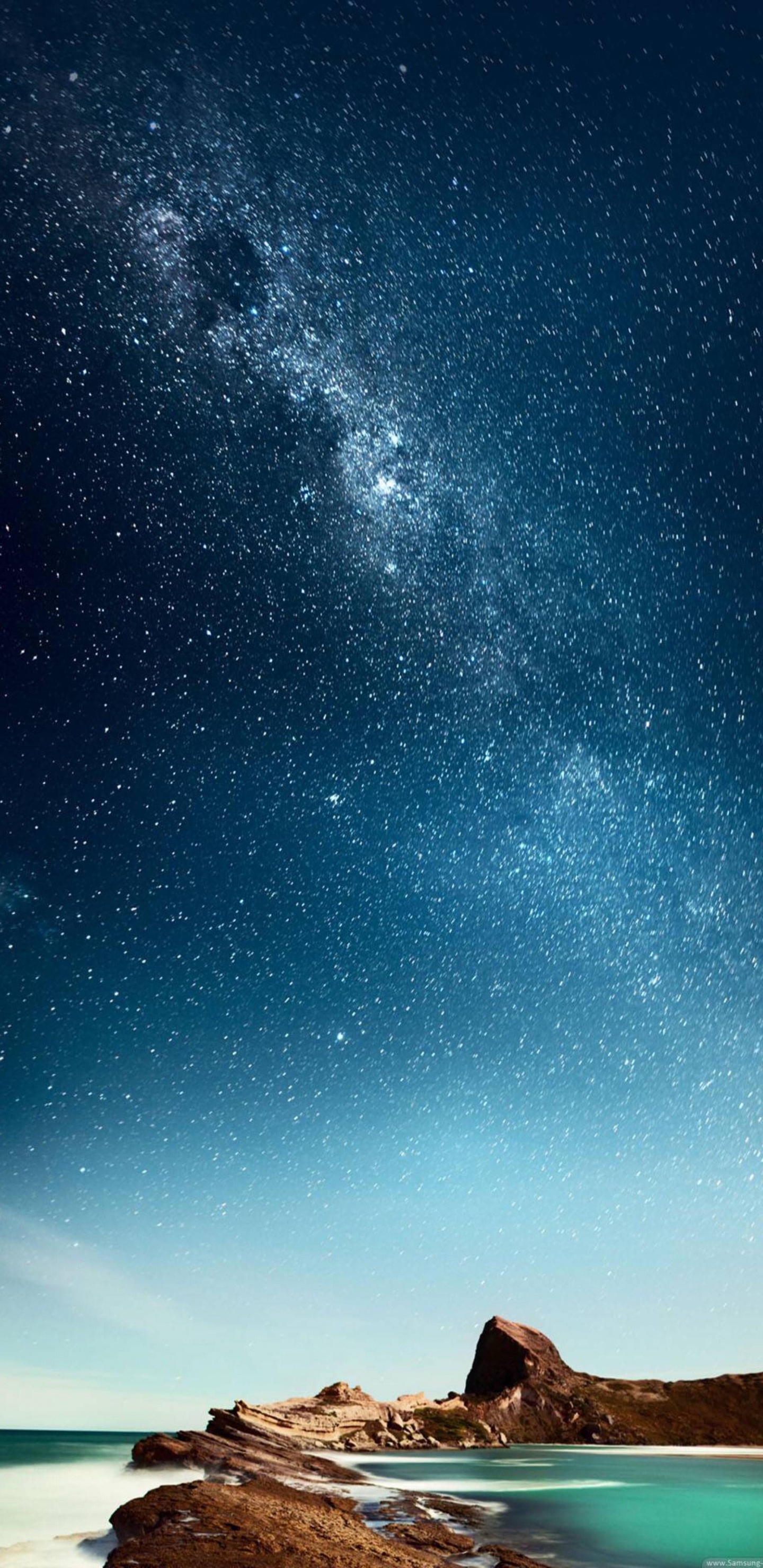 Naturaleza, Azul, Paisaje Natural, Ambiente, Estrella. Wallpaper in 1440x2960 Resolution