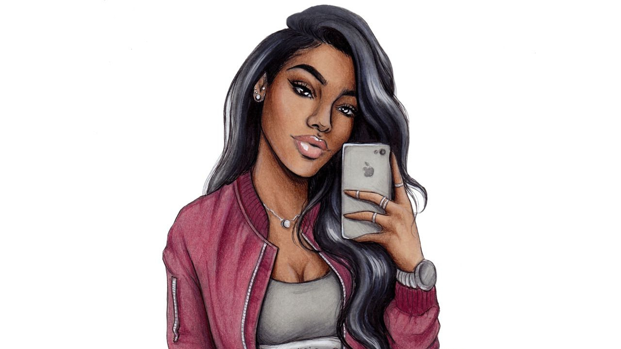 Femme en Veste Rose et Jean Bleu. Wallpaper in 1280x720 Resolution