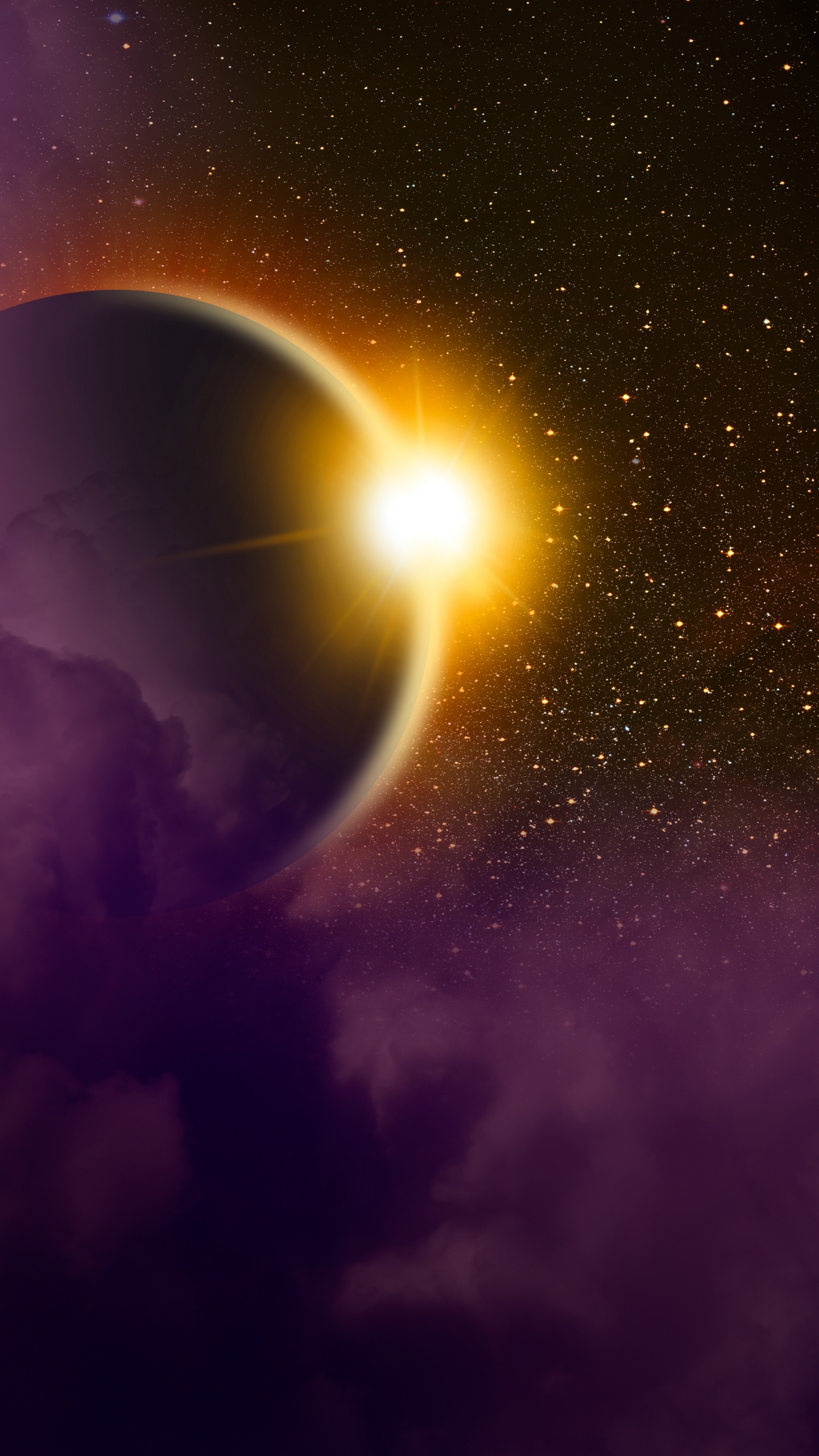 这个星球, 气氛, 外层空间, 宇宙, 天文学对象 壁纸 1440x2560 允许