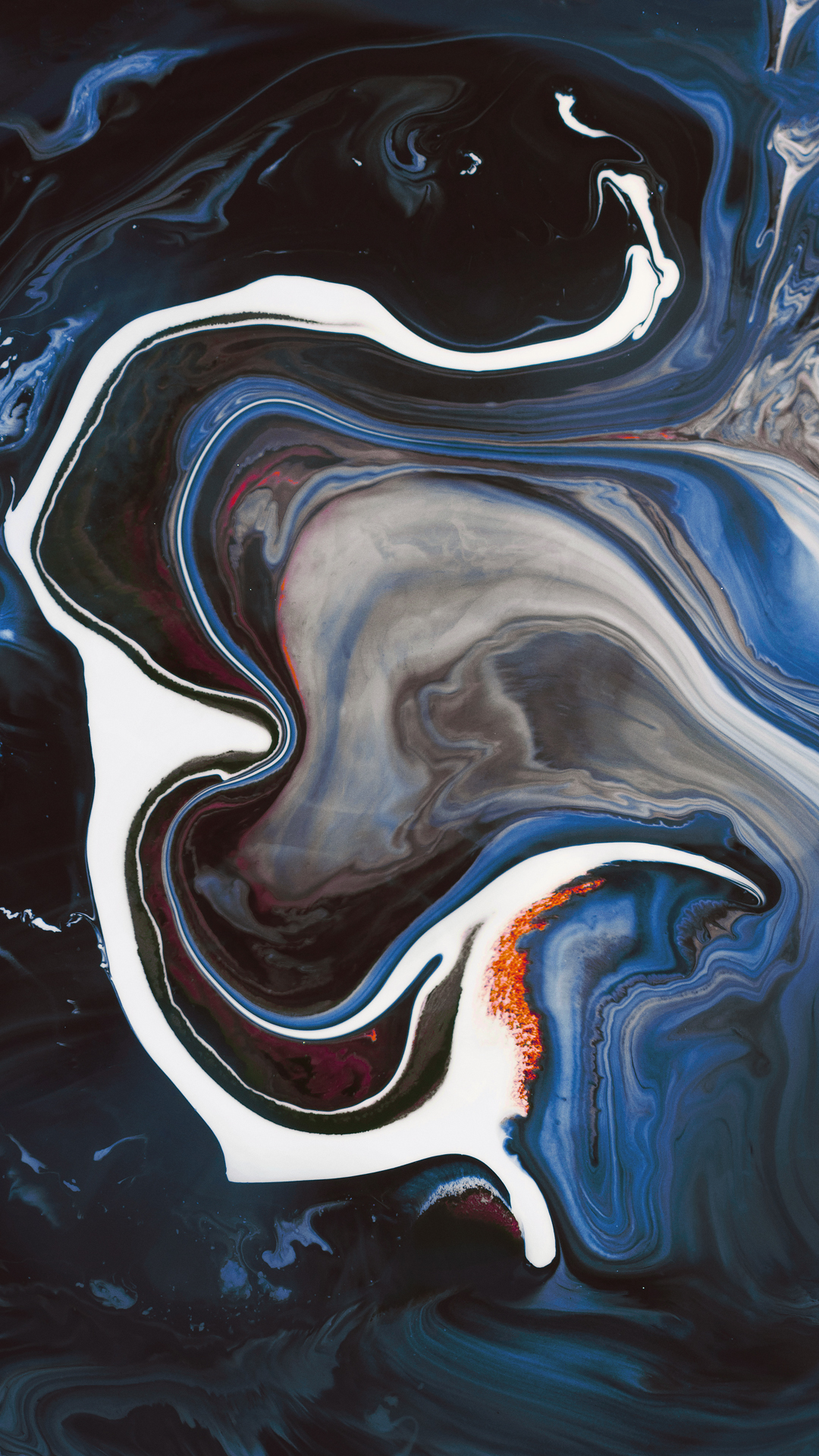 Paranoid Android, Android, Liquid, Fluide, Peinture D'art. Wallpaper in 1080x1920 Resolution