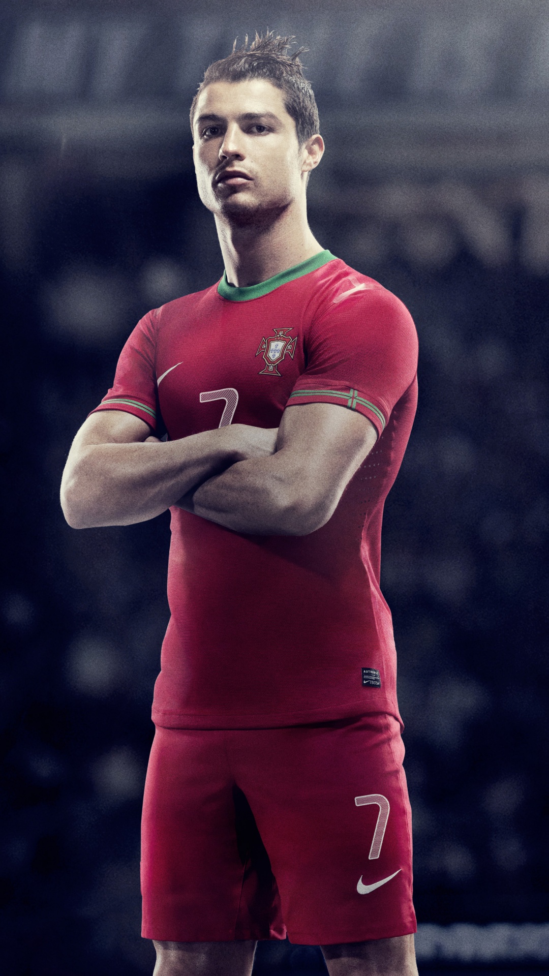 Hombre en Rojo Camiseta de Fútbol Nike. Wallpaper in 1080x1920 Resolution