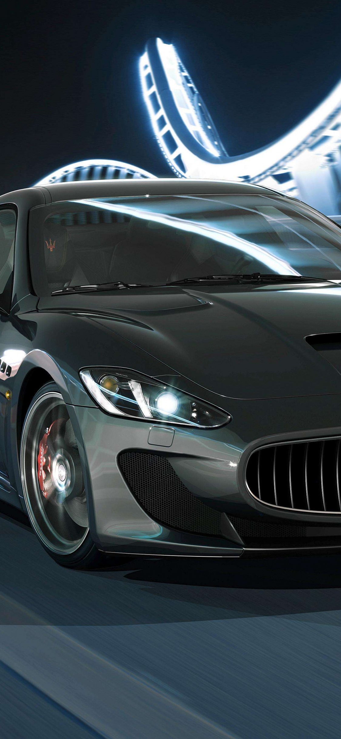 Black Porsche 911 on Road. Wallpaper in 1125x2436 Resolution