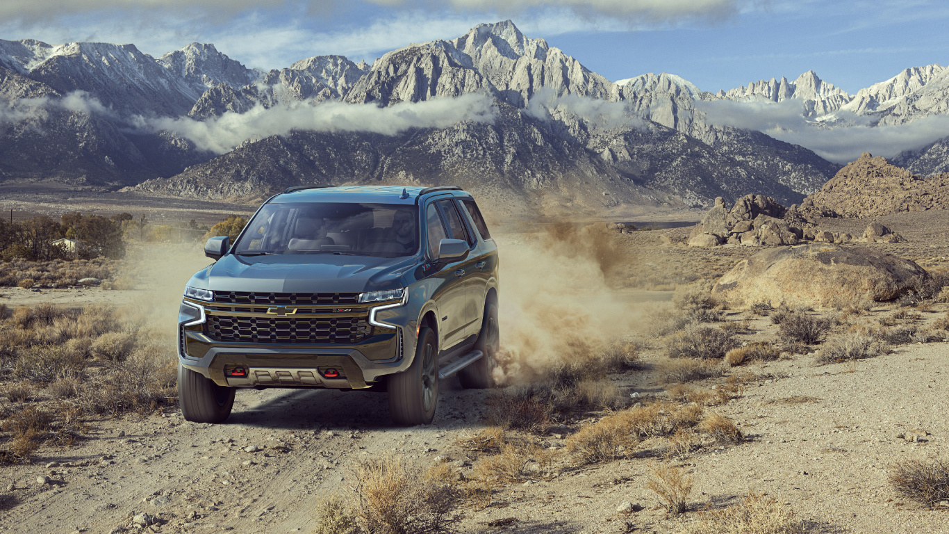 Tahoe 2021, 2021 Chevrolet Vorort, Chevrolet, General Motors, Car. Wallpaper in 1366x768 Resolution