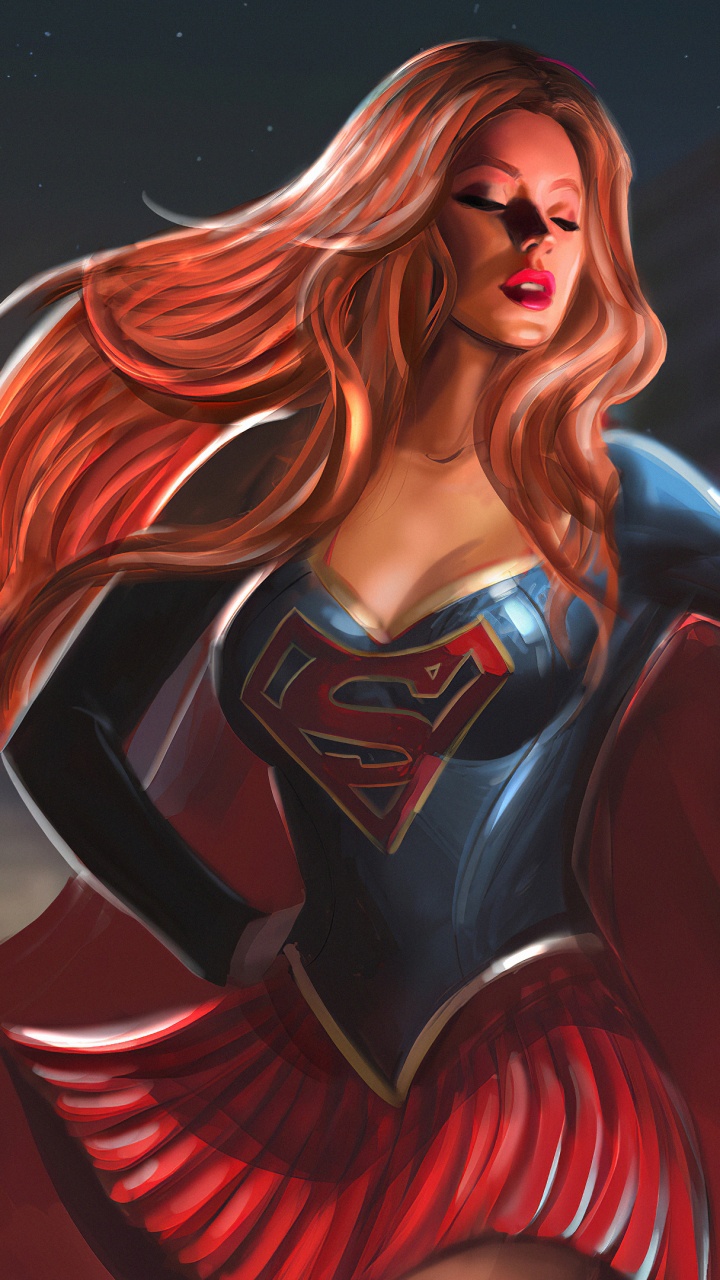 Mujer en Vestido Negro y Rojo Personaje de Anime. Wallpaper in 720x1280 Resolution