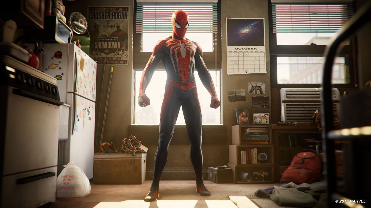 Kann Parker, Insomniac Games, Pariser Spielewoche, Superhelden, Action-Figur. Wallpaper in 1280x720 Resolution