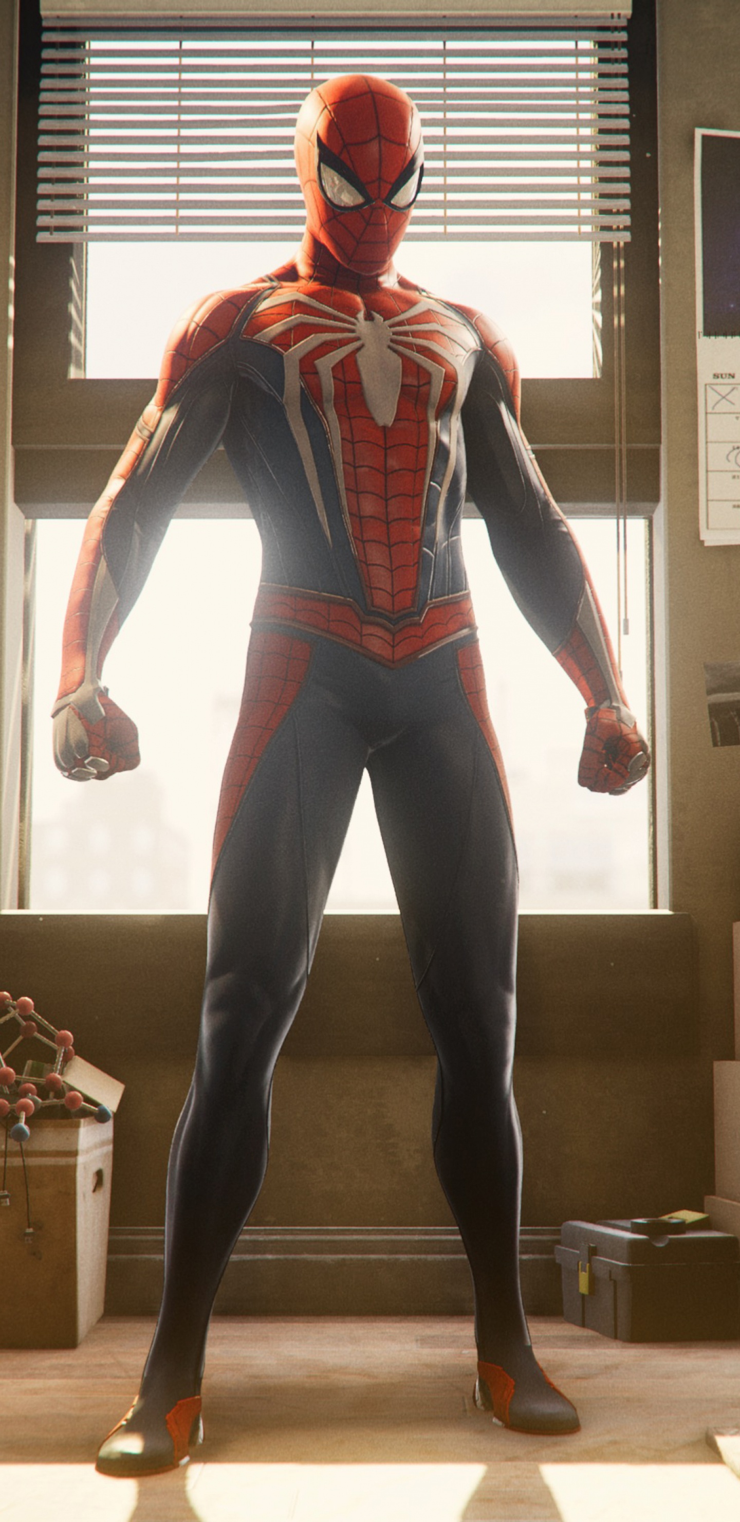 Kann Parker, Insomniac Games, Pariser Spielewoche, Superhelden, Action-Figur. Wallpaper in 1440x2960 Resolution