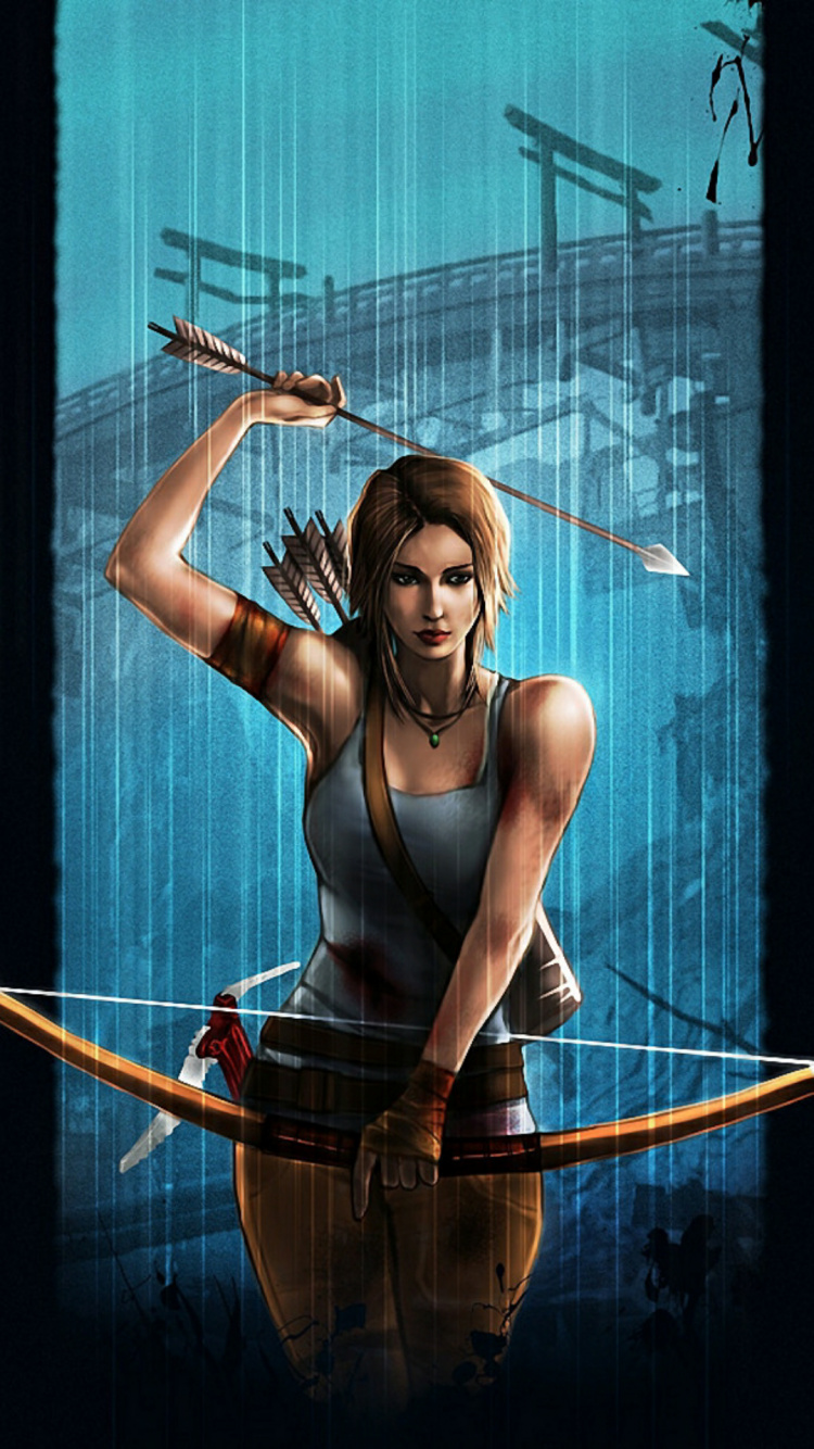 Human Body, Lara Croft, Rise of The Tomb Raider, Lara Croft Tomb Raider, Art. Wallpaper in 750x1334 Resolution
