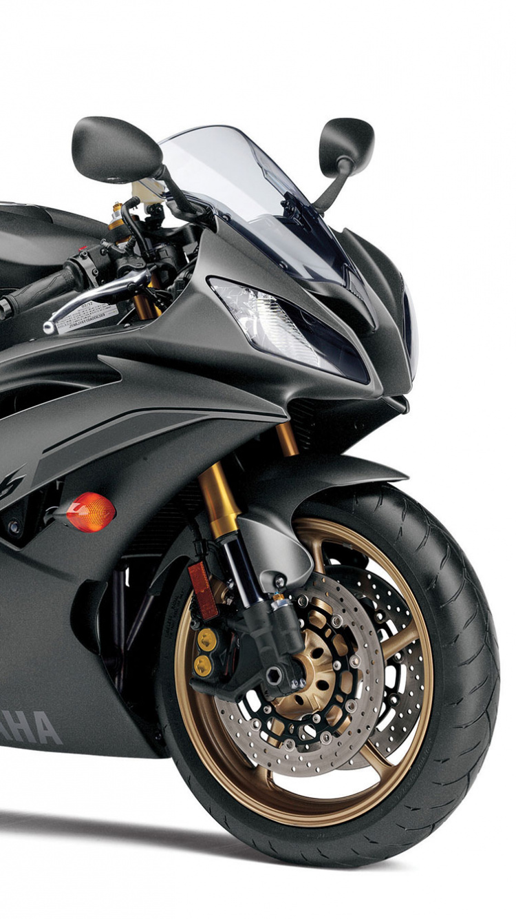 Black and Silver Sports Bike. Wallpaper in 750x1334 Resolution