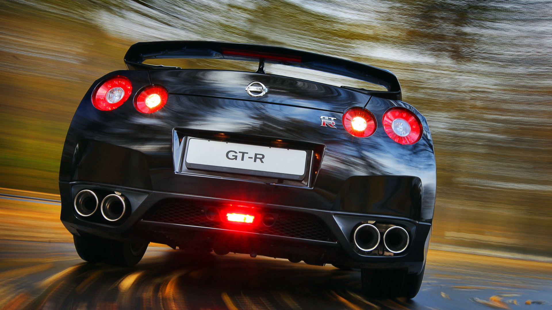 Schwarzer Porsche 911 Unterwegs. Wallpaper in 1920x1080 Resolution