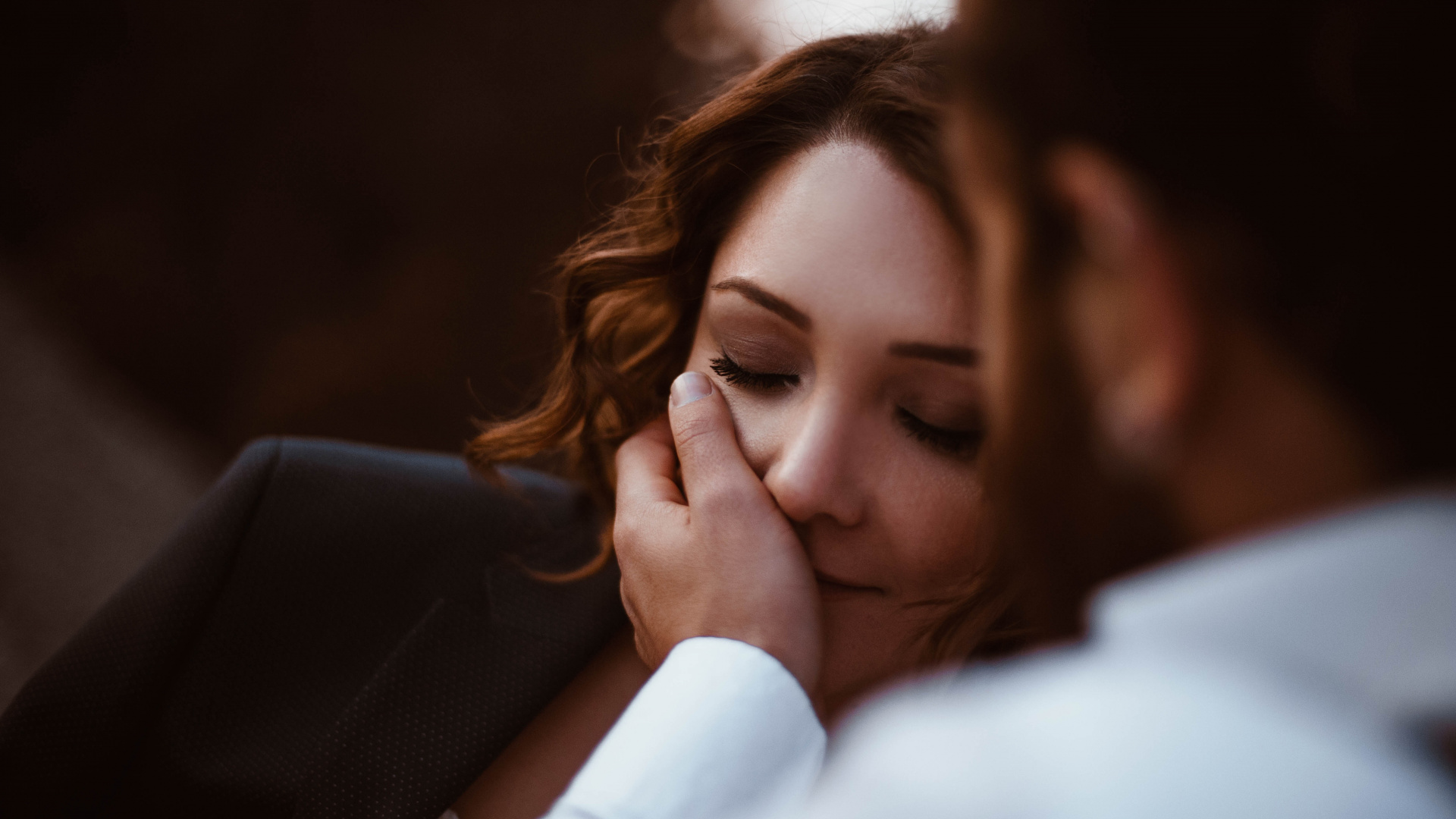 Couple, Peau, Beauté, Nez, Sourire. Wallpaper in 1920x1080 Resolution