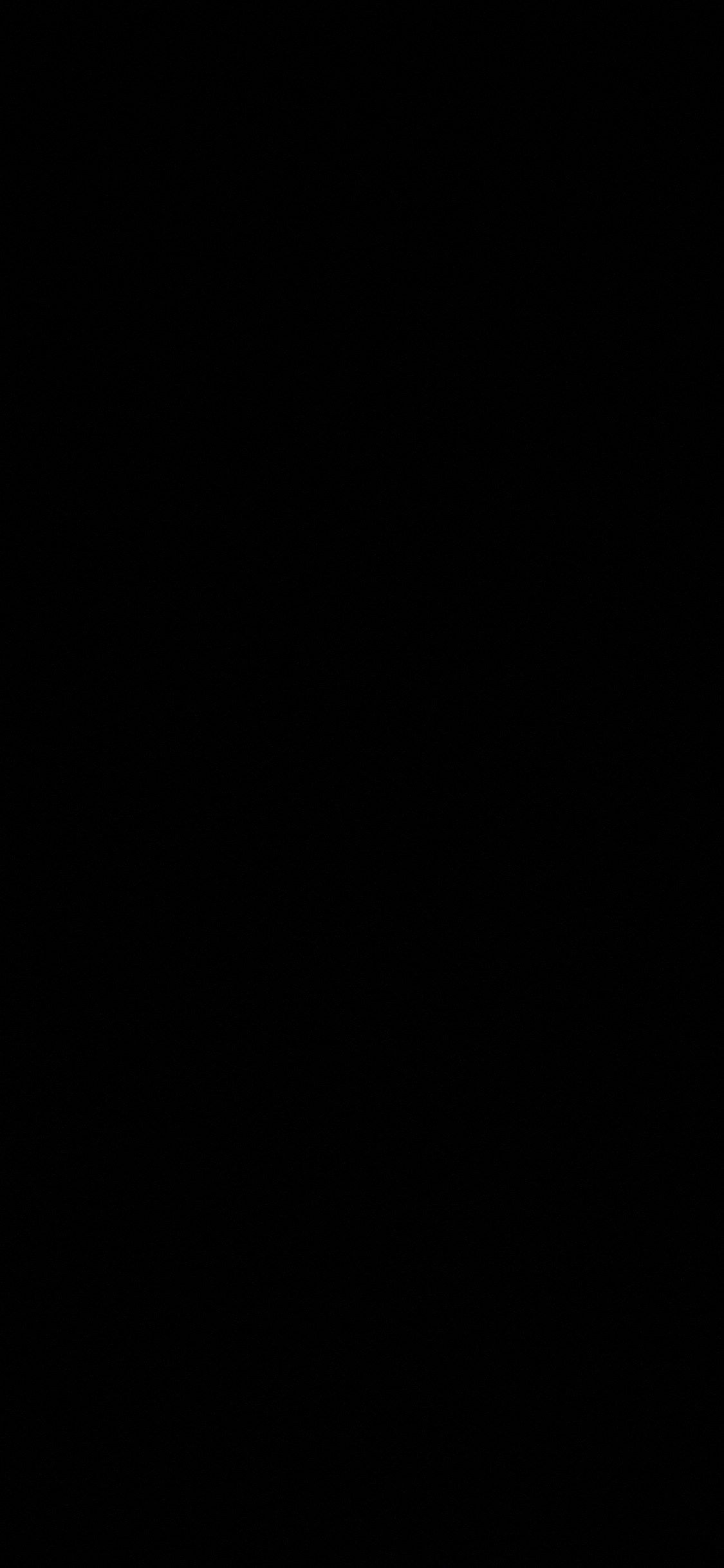 Croissant de Lune Noir et Blanc. Wallpaper in 1125x2436 Resolution