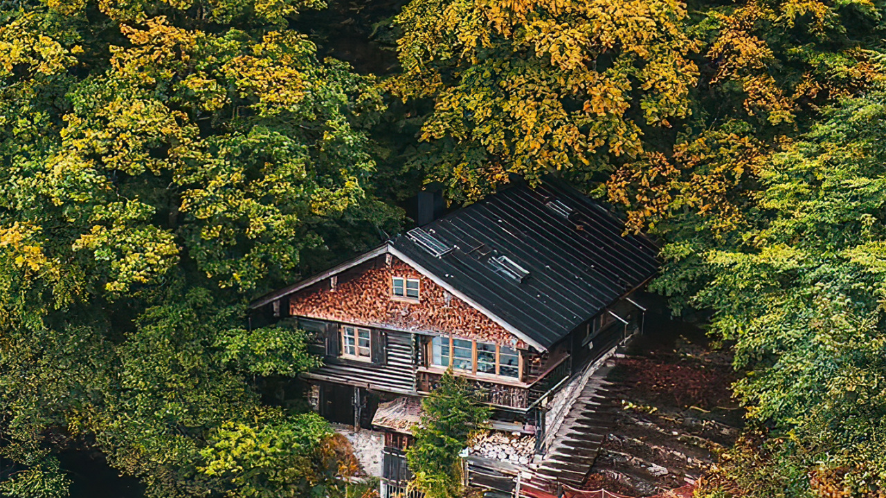 Reflexion, Wasser, Gebäude, Naturlandschaft, Fenster. Wallpaper in 1280x720 Resolution