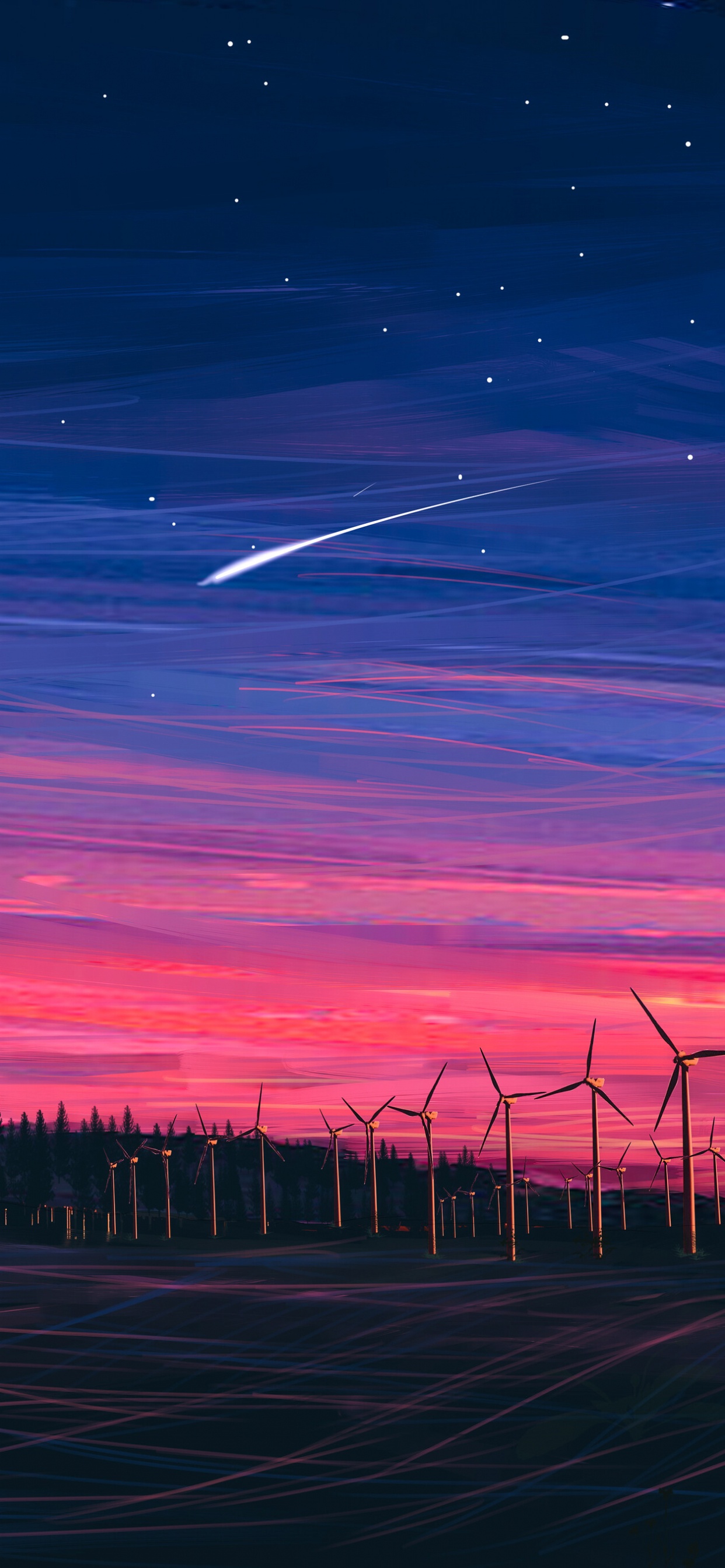 Silhouette of Trees During Sunset. Wallpaper in 1242x2688 Resolution