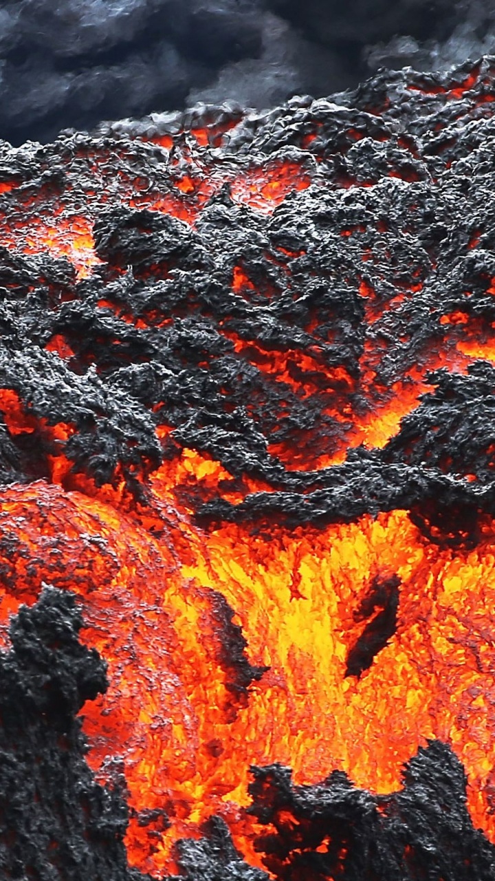 地质学, 火山岩, 熔岩, 木炭, Cdiz 壁纸 720x1280 允许