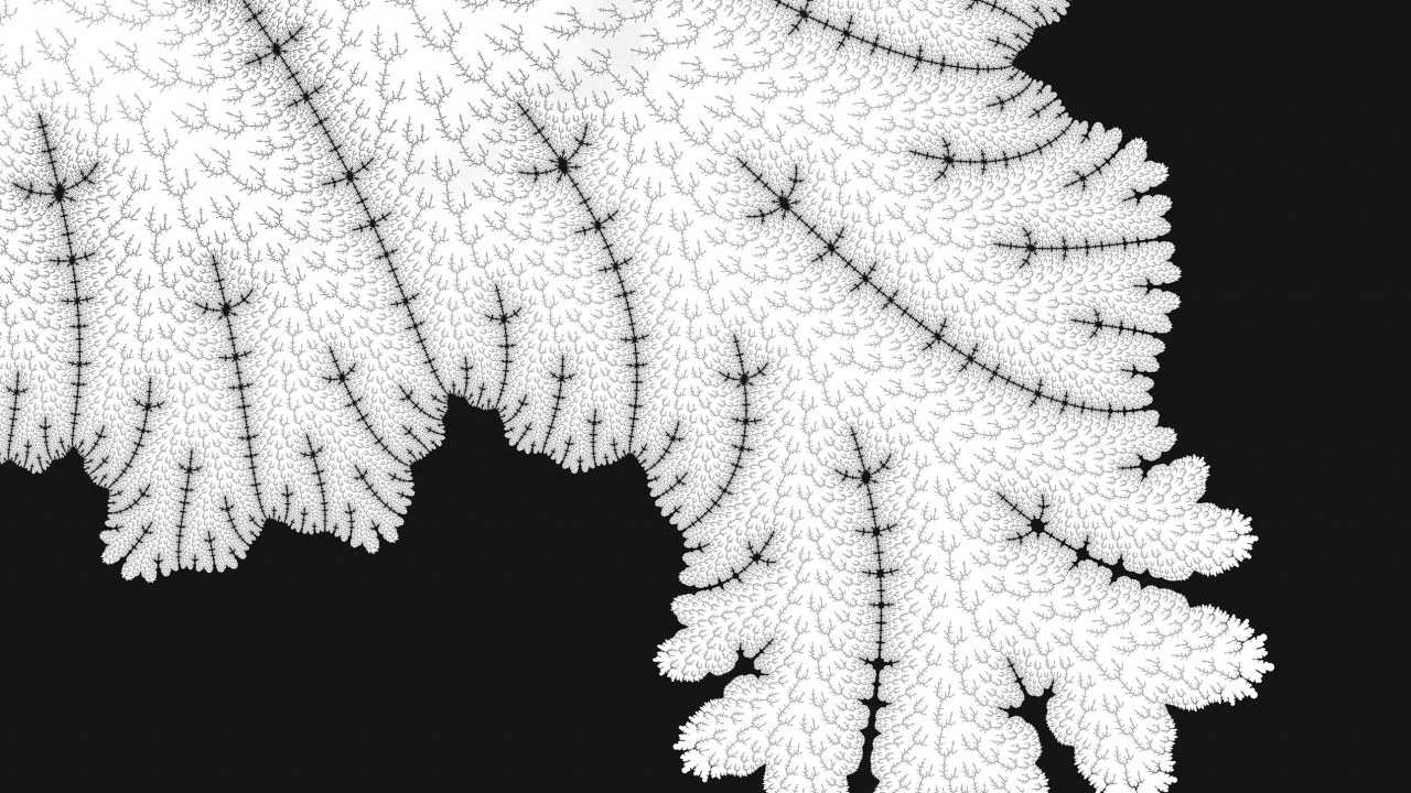 Pintura Abstracta en Blanco y Negro. Wallpaper in 1280x720 Resolution