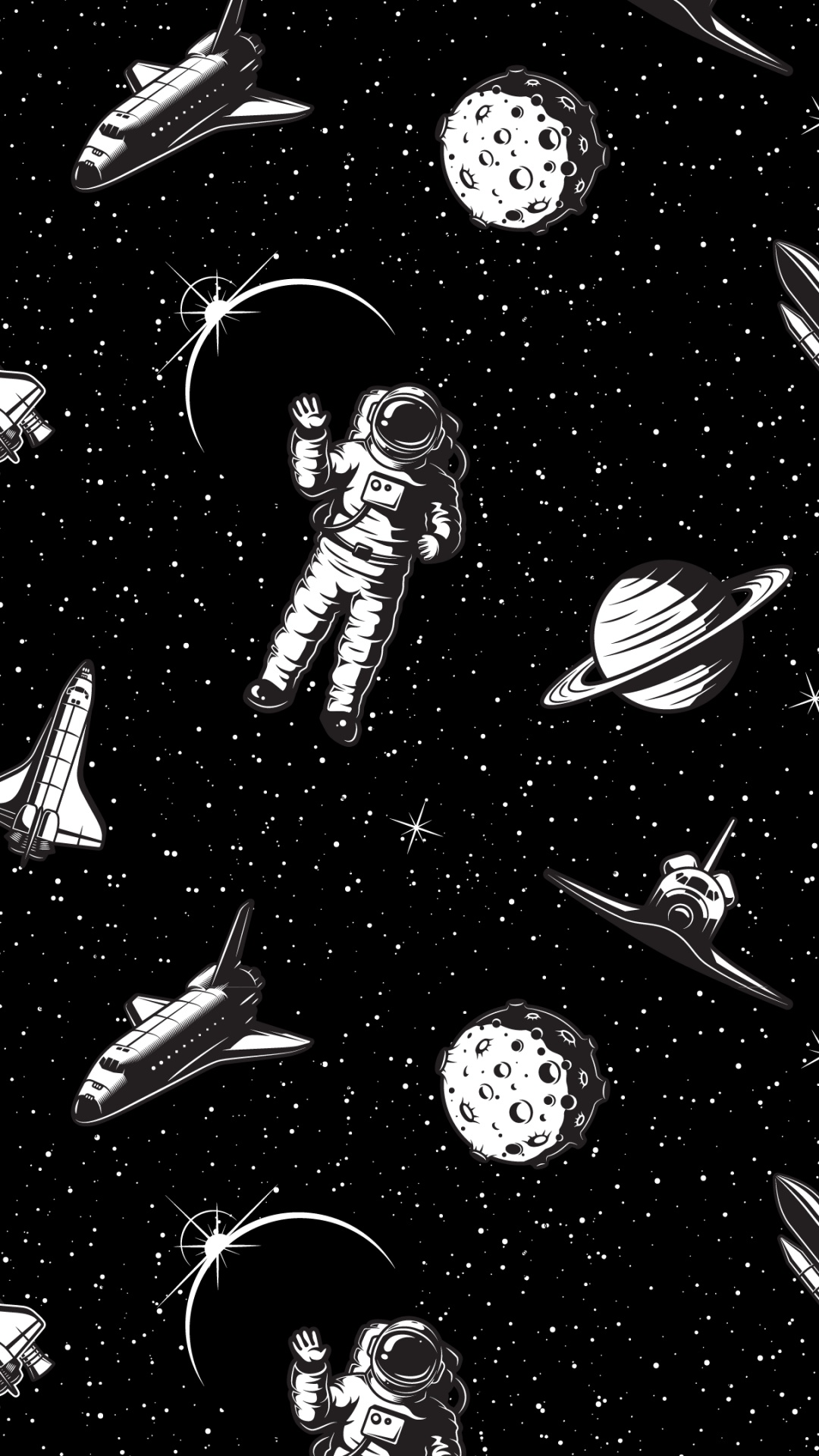 Espacio, Cohete, Astronauta, el Vuelo Espacial, la Lanzadera de Espacio. Wallpaper in 1080x1920 Resolution
