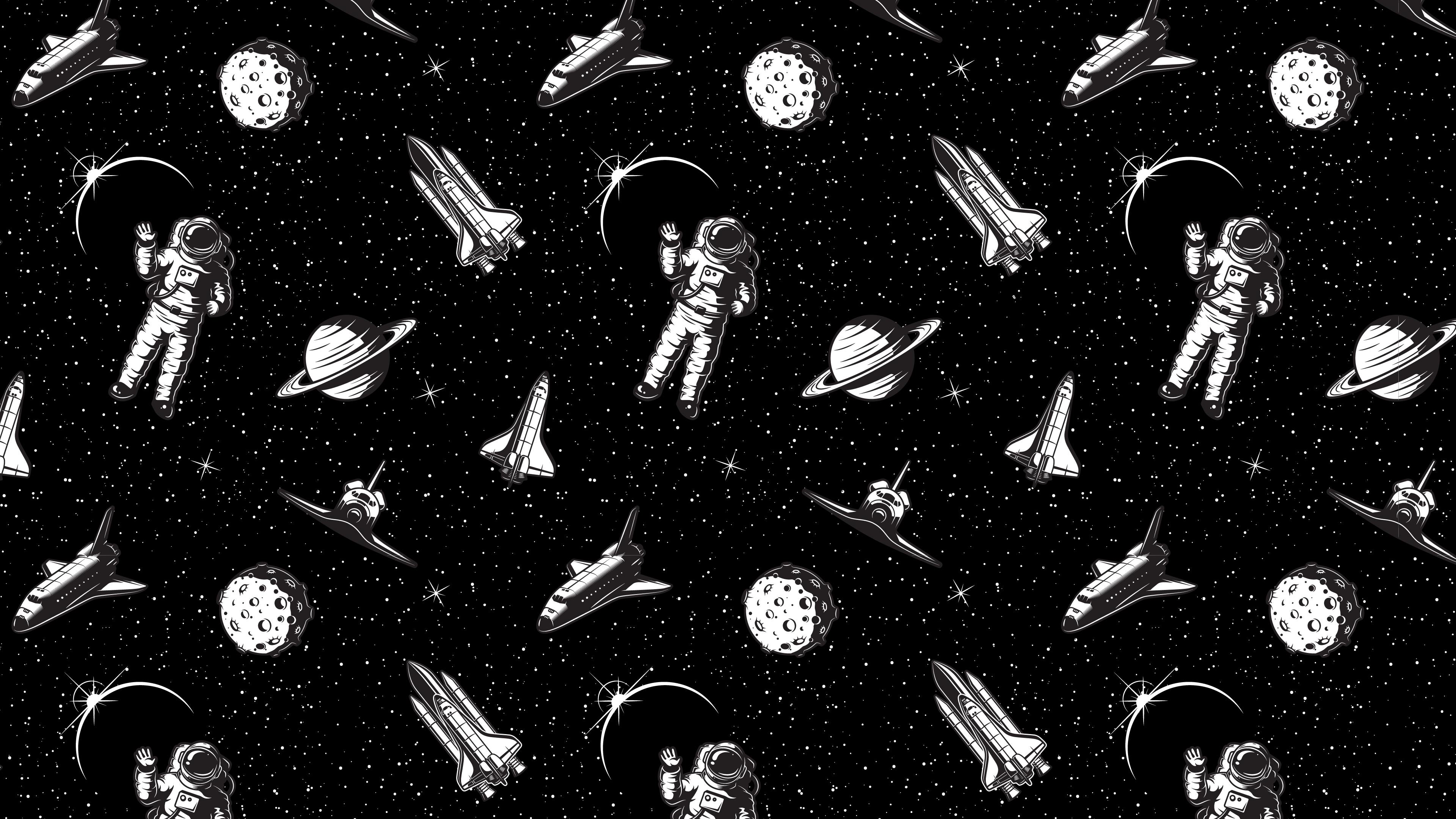 空间, 火箭, 宇航员, 航天, 空间穿梭 壁纸 3840x2160 允许
