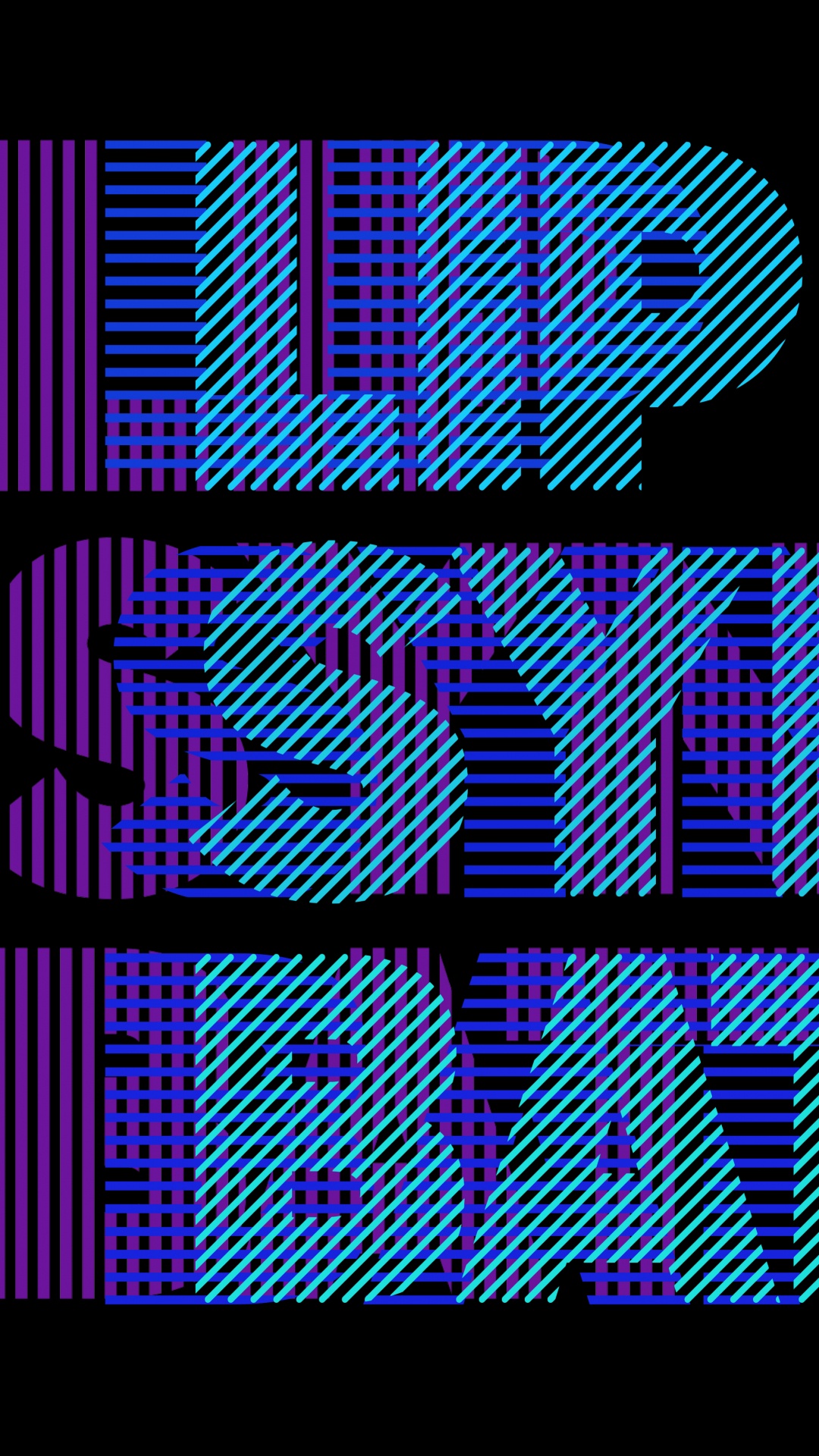 Lippensynchron, Überragendes Netzwerk, Firmenzeichen, Electric Blue, Text. Wallpaper in 1080x1920 Resolution