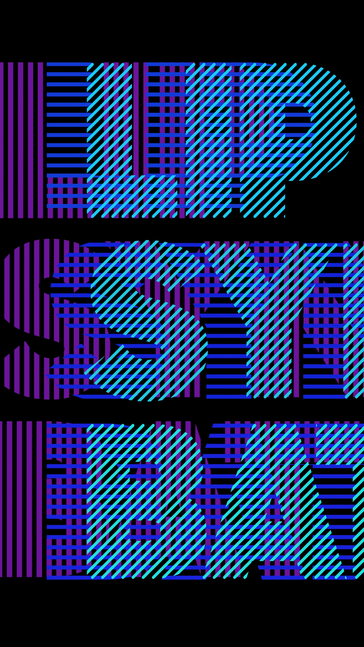 Lippensynchron, Überragendes Netzwerk, Firmenzeichen, Electric Blue, Text. Wallpaper in 1440x2560 Resolution