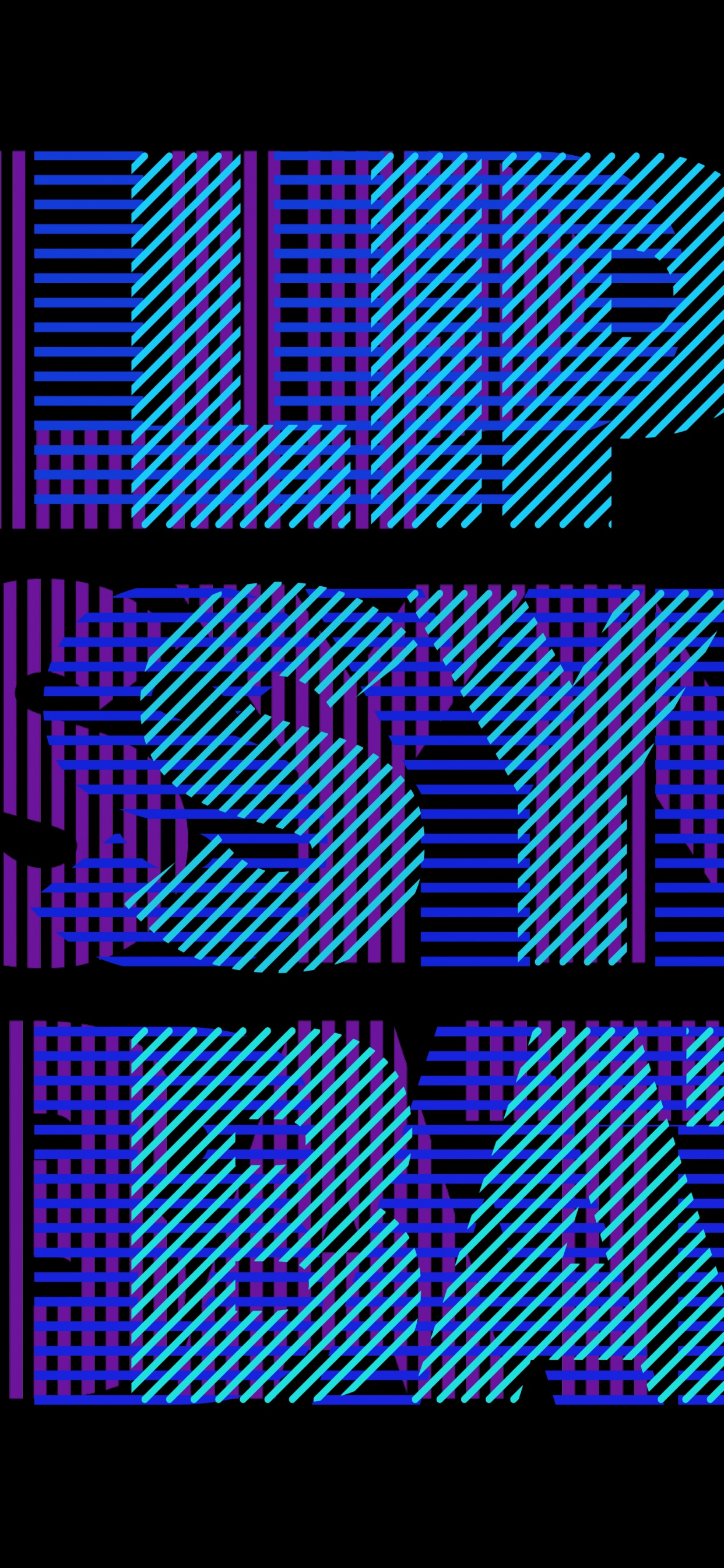 电蓝色的, 文本, 紫罗兰色, 图形设计, 品红色 壁纸 1242x2688 允许