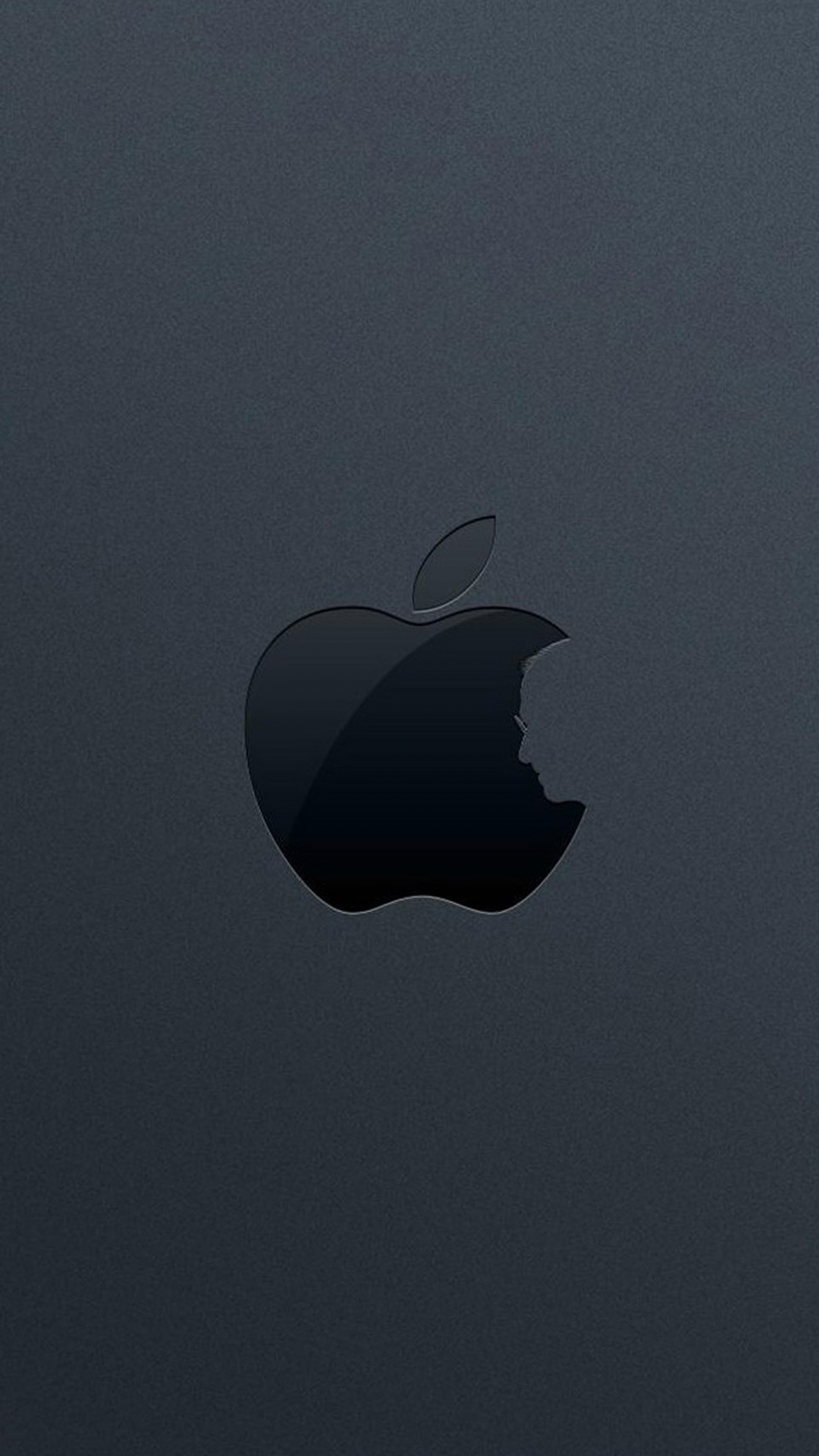 Apple, 黑色的, 气氛, 剪影, Crescent 壁纸 1080x1920 允许