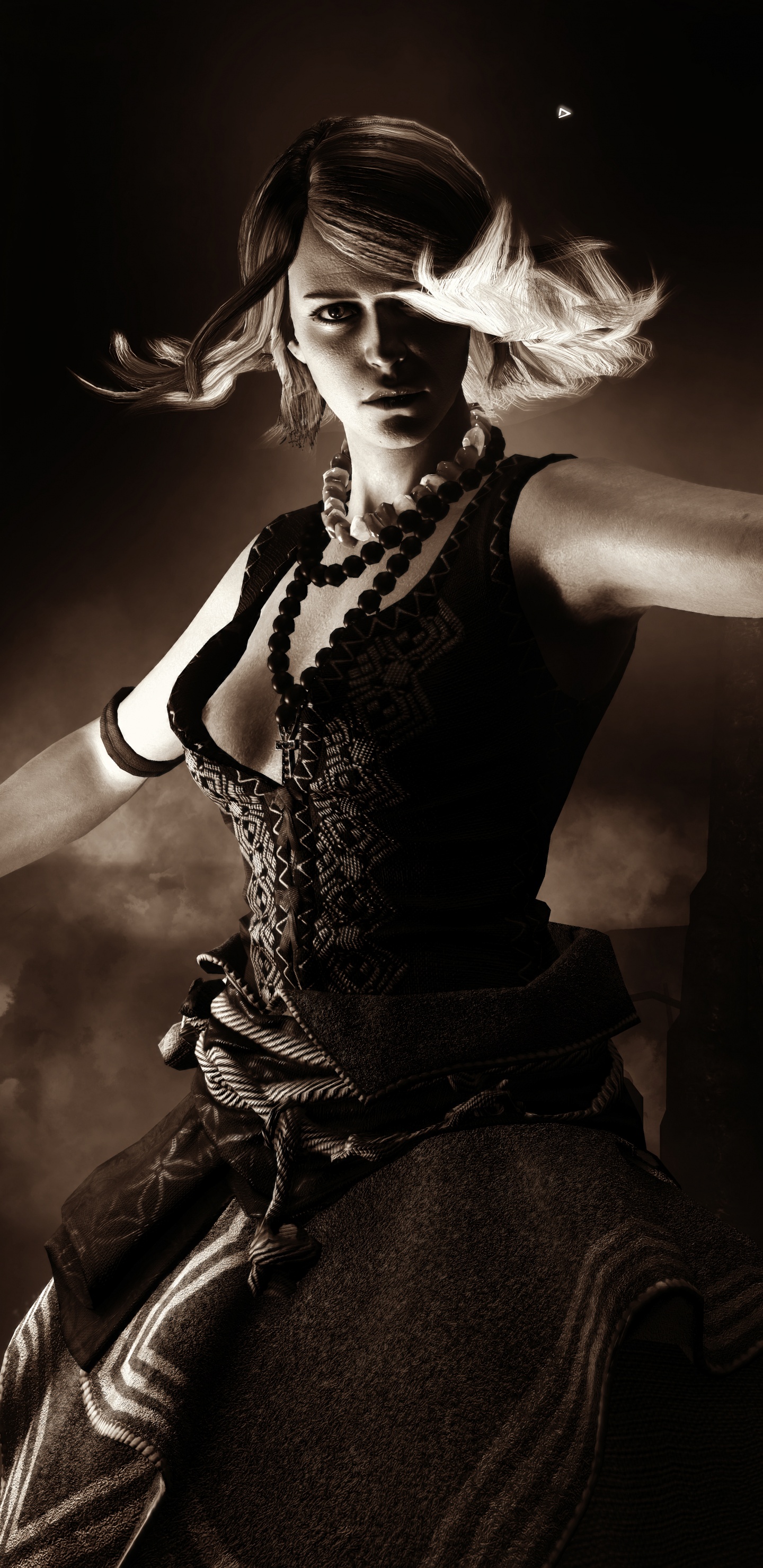 The Witcher 3 Wild Hunt, Ciri, Geralt Von Riva, Schwarz, Tanz. Wallpaper in 1440x2960 Resolution